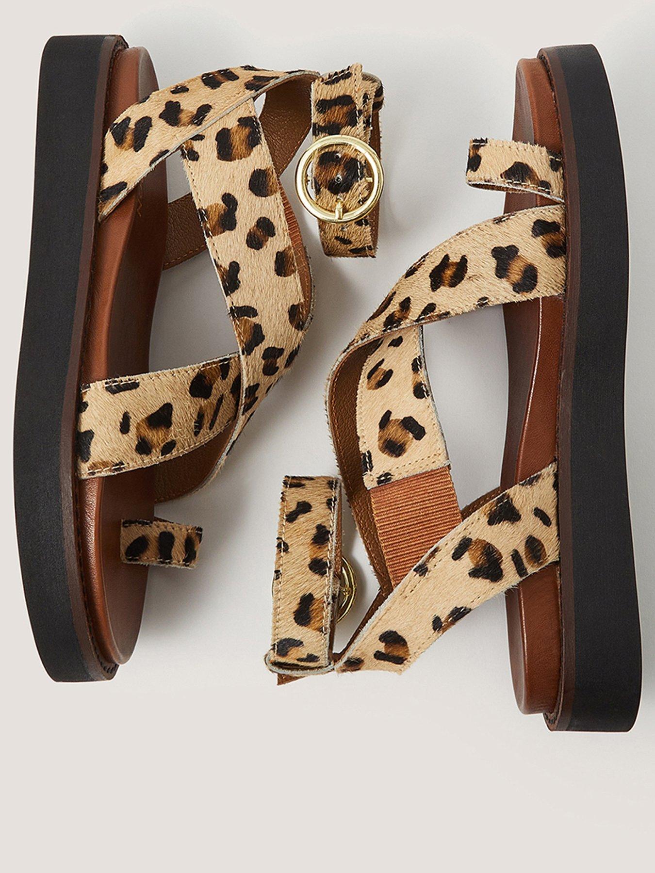 Image 3 of 3 of Monsoon Ivy Leopard Sandal - Multi