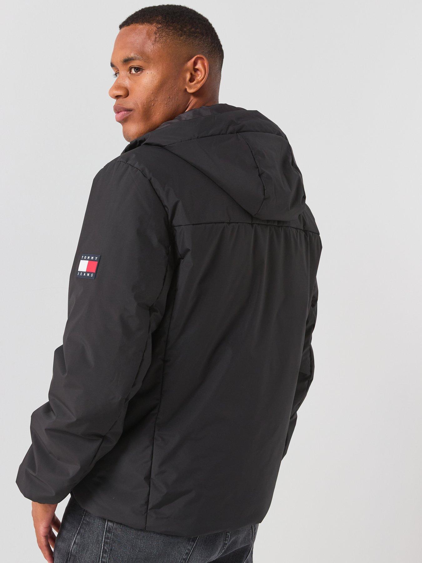Image 2 of 6 of Tommy Jeans Padded Poly Jacket - Black