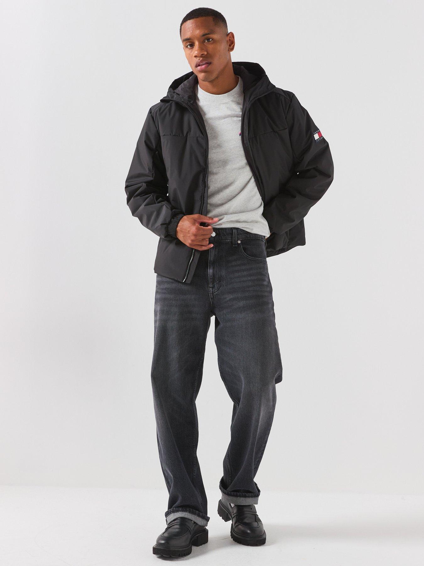 Image 3 of 6 of Tommy Jeans Padded Poly Jacket - Black