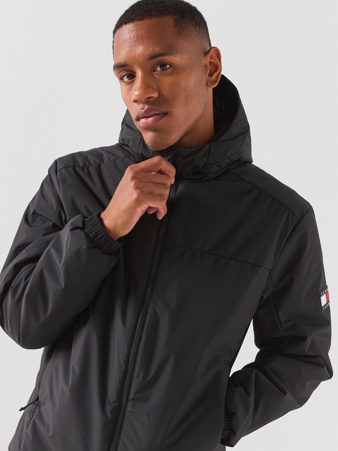 Image 6 of 6 of Tommy Jeans Padded Poly Jacket - Black