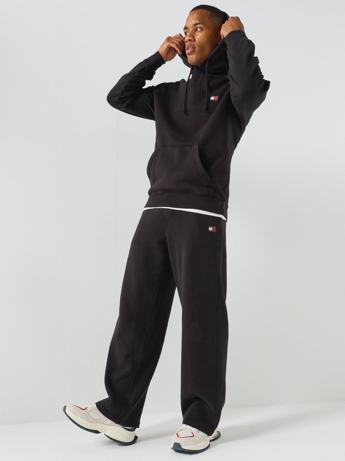 Tommy Jeans Regular Badge Hoodie - Black