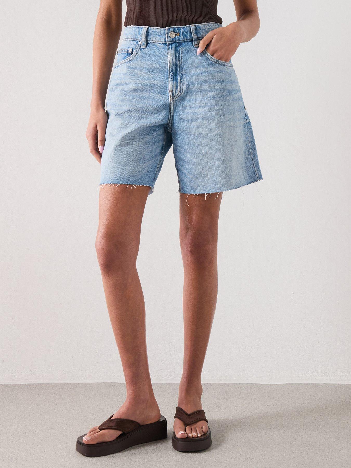 Mango Bermuda Shorts Anne - Blue