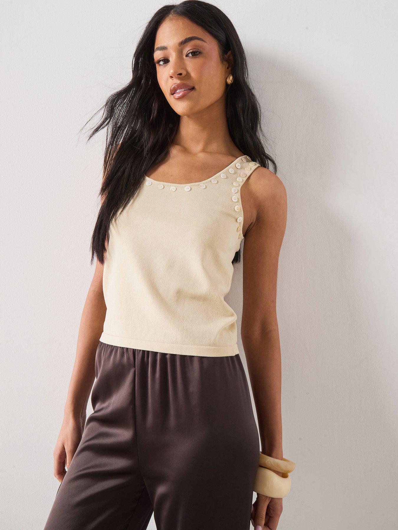 Mango Top Naqui - Cream