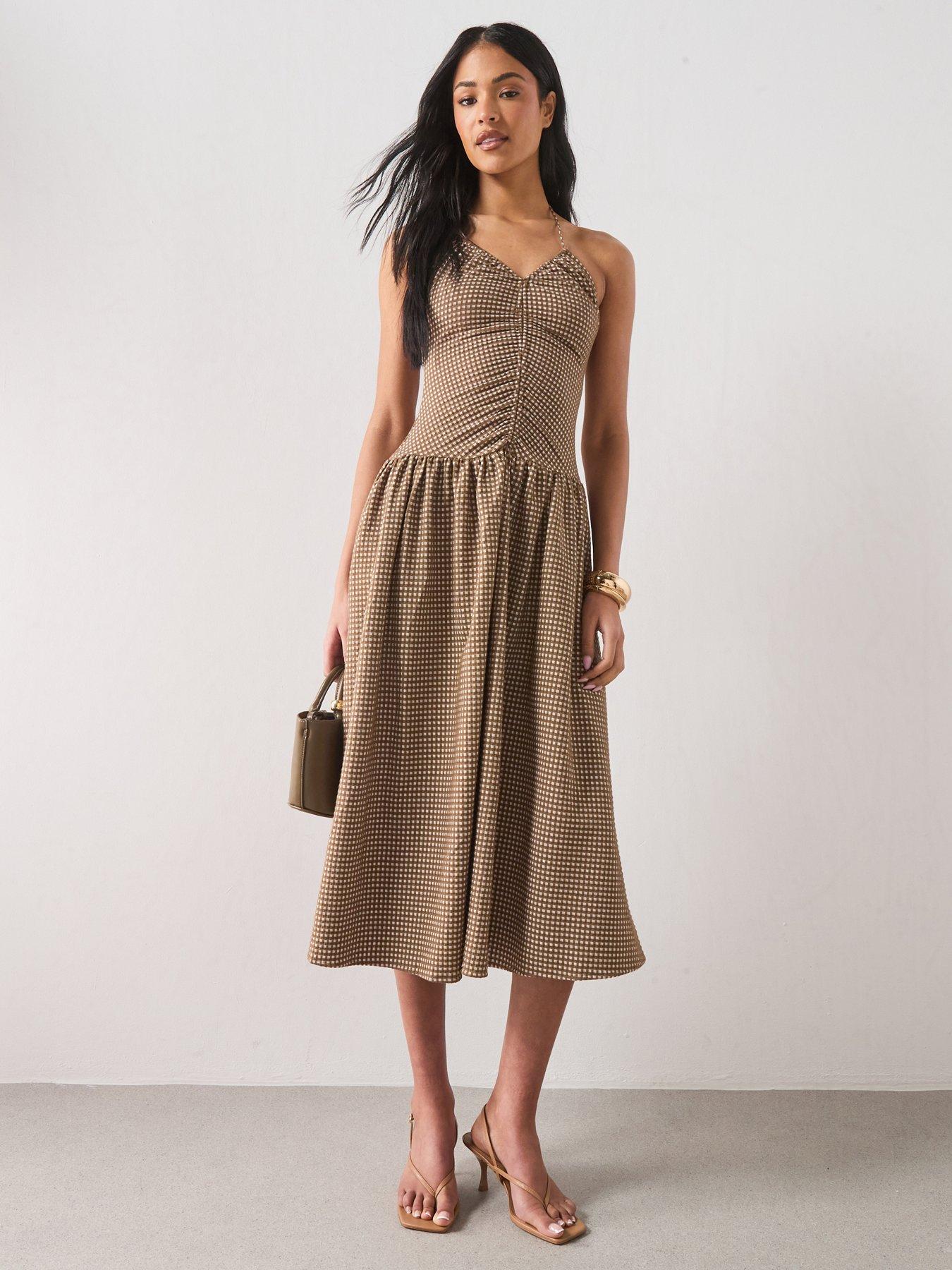 Mango Dress Vini - Green