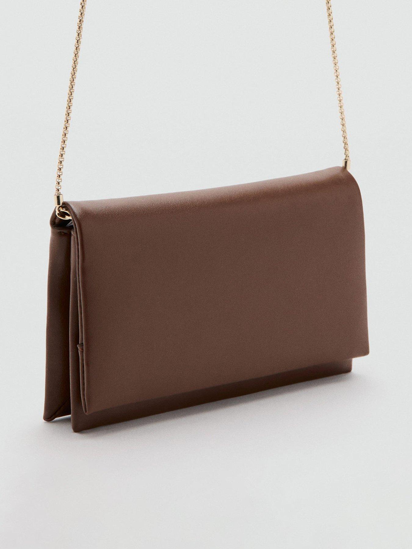 Mango Small Crossbody Bag - Brown