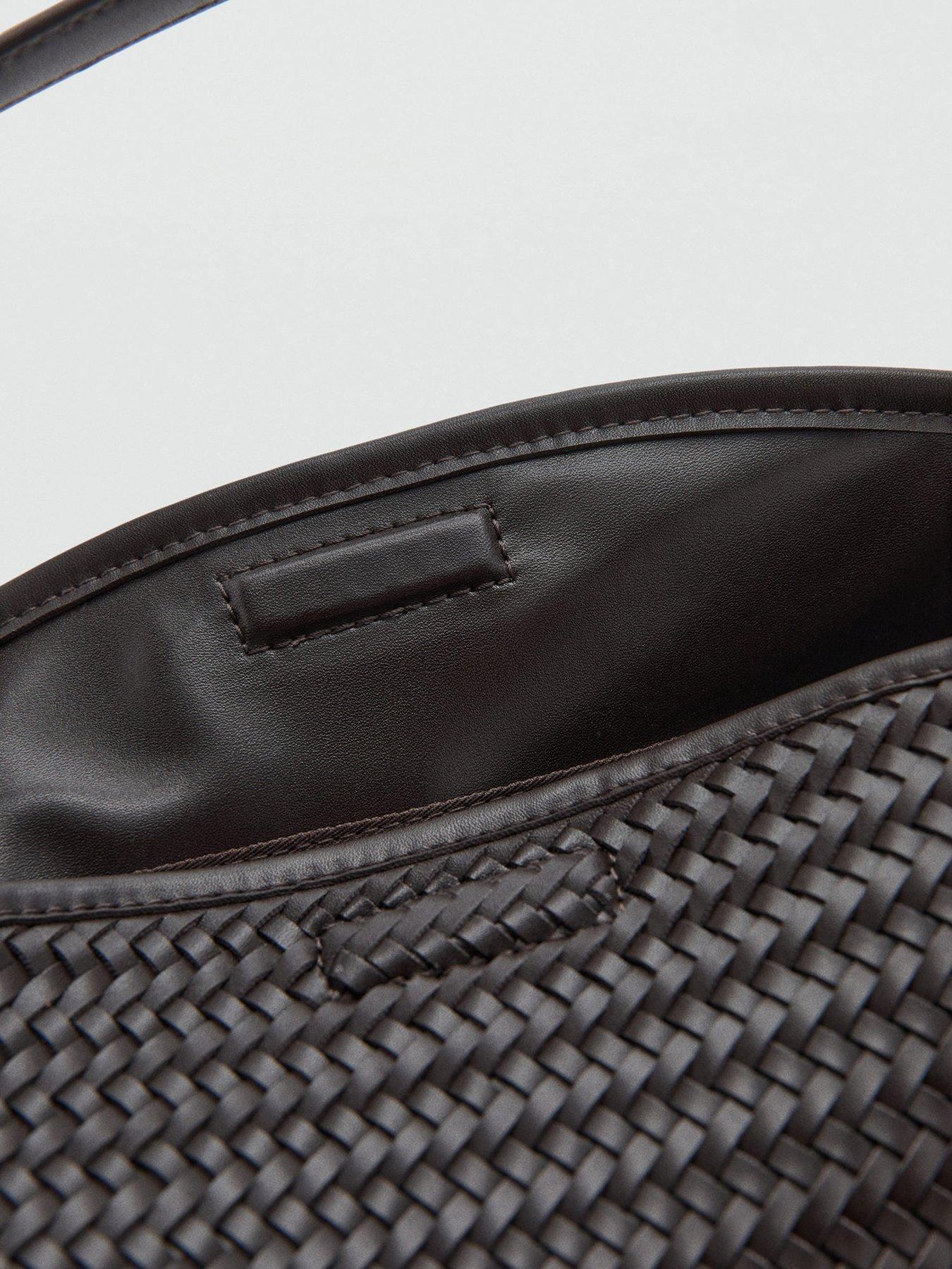 Image 5 of 5 of Mango Woven Bucket Bag - Brown