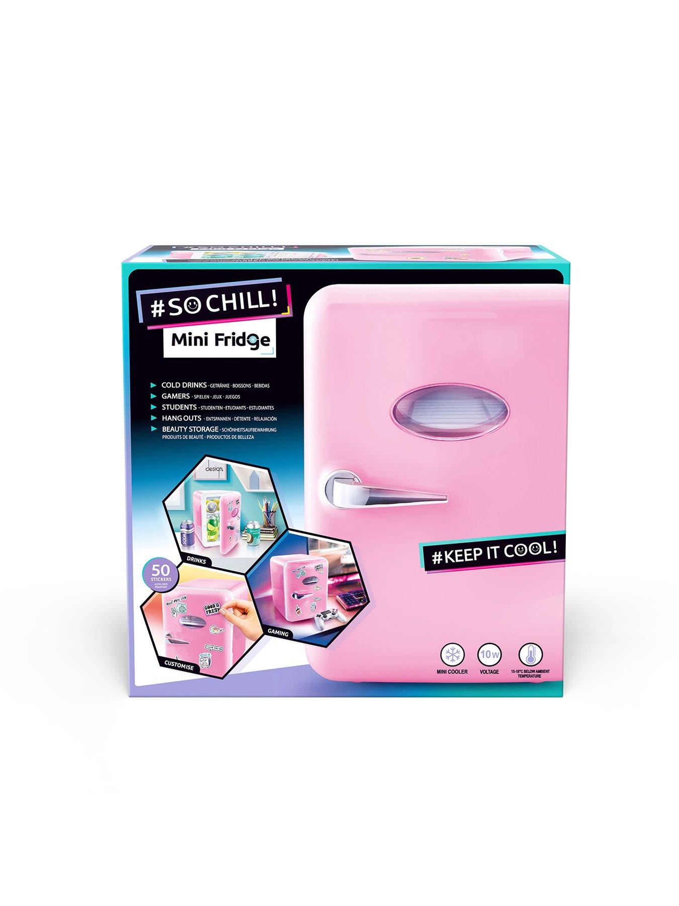 Image 2 of 7 of So Chill Mini Fridge Pastel Pink