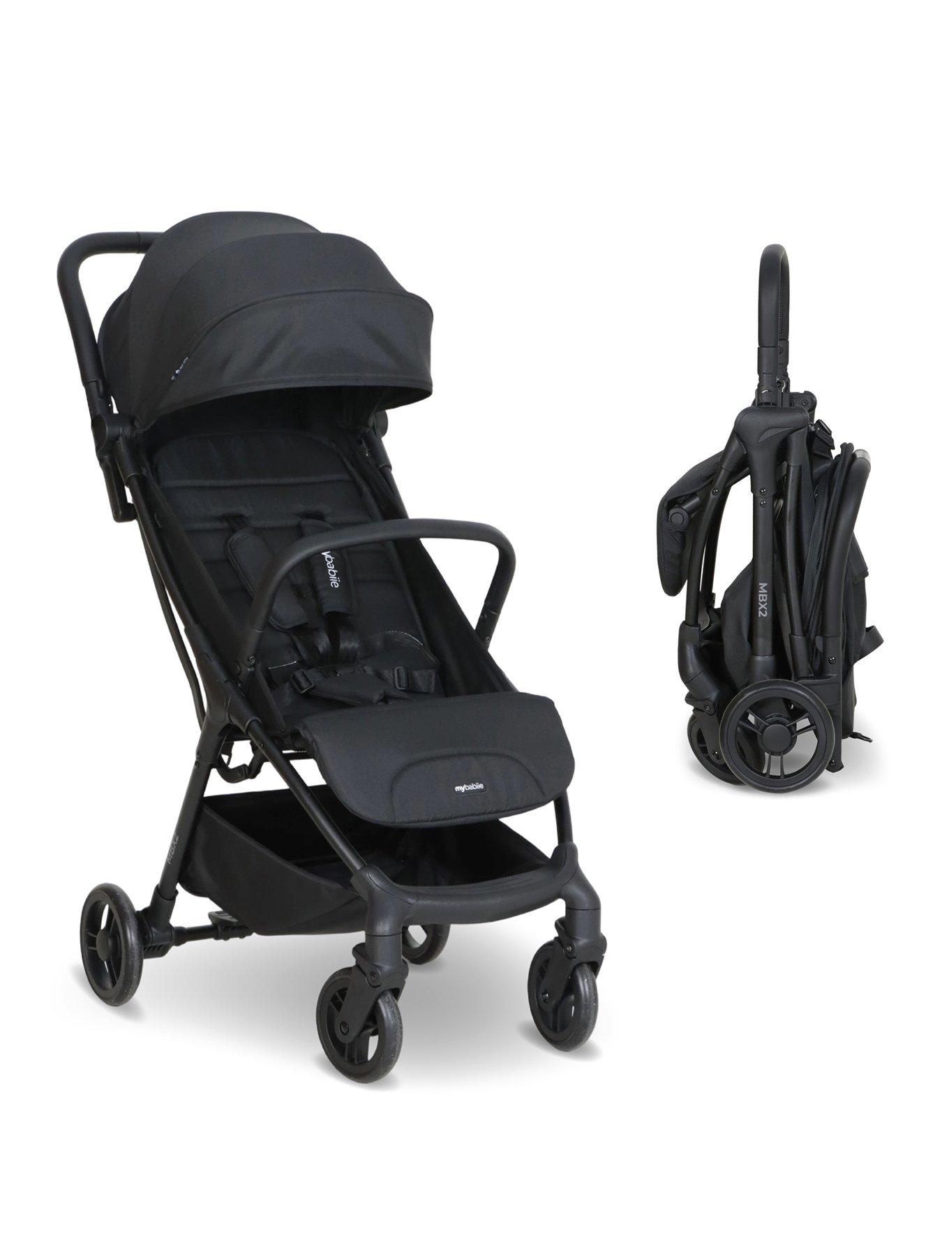 My Babiie MBX2 Compact Stroller - Black