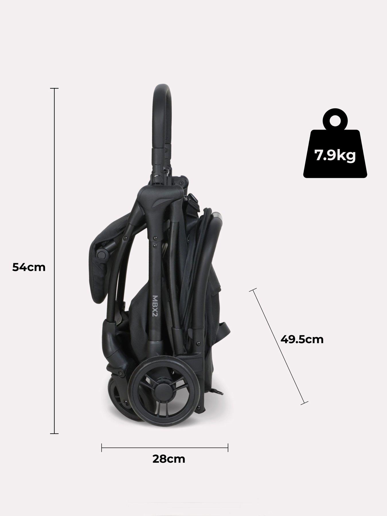 Image 6 of 8 of My Babiie MBX2 Compact Stroller - Black