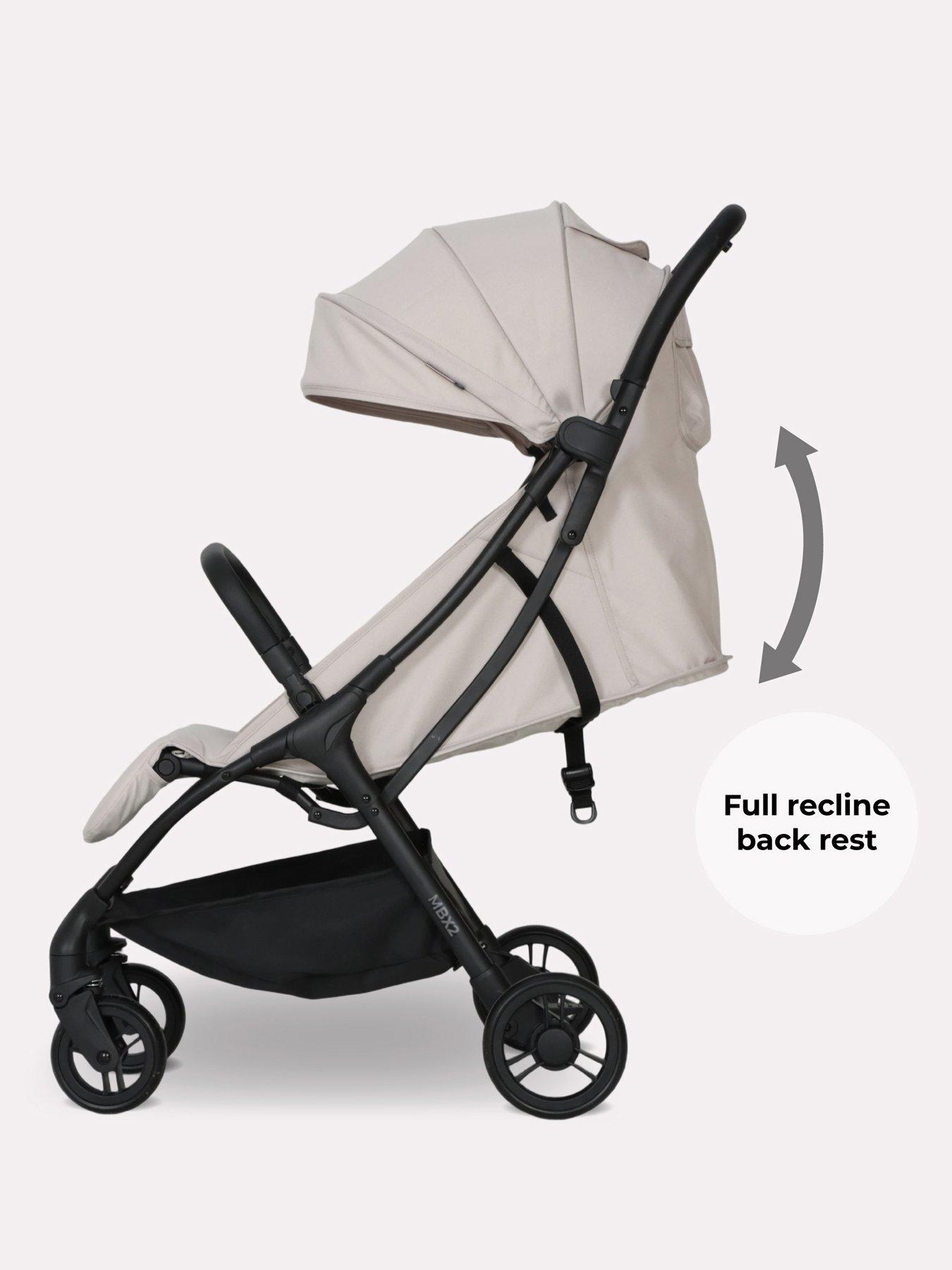 Image 5 of 8 of My Babiie MBX2 Compact Stroller - Oatmeal