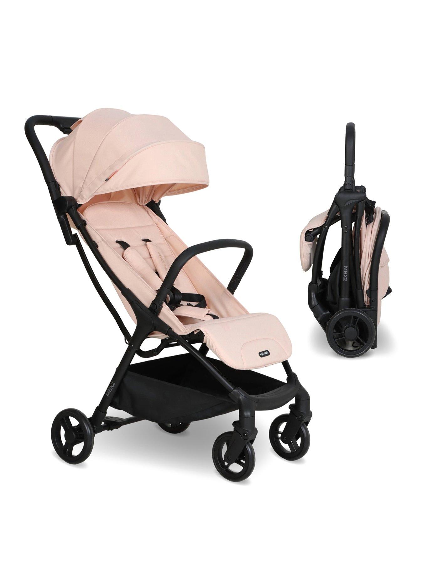My Babiie MBX2 Compact Stroller - Blush Pink