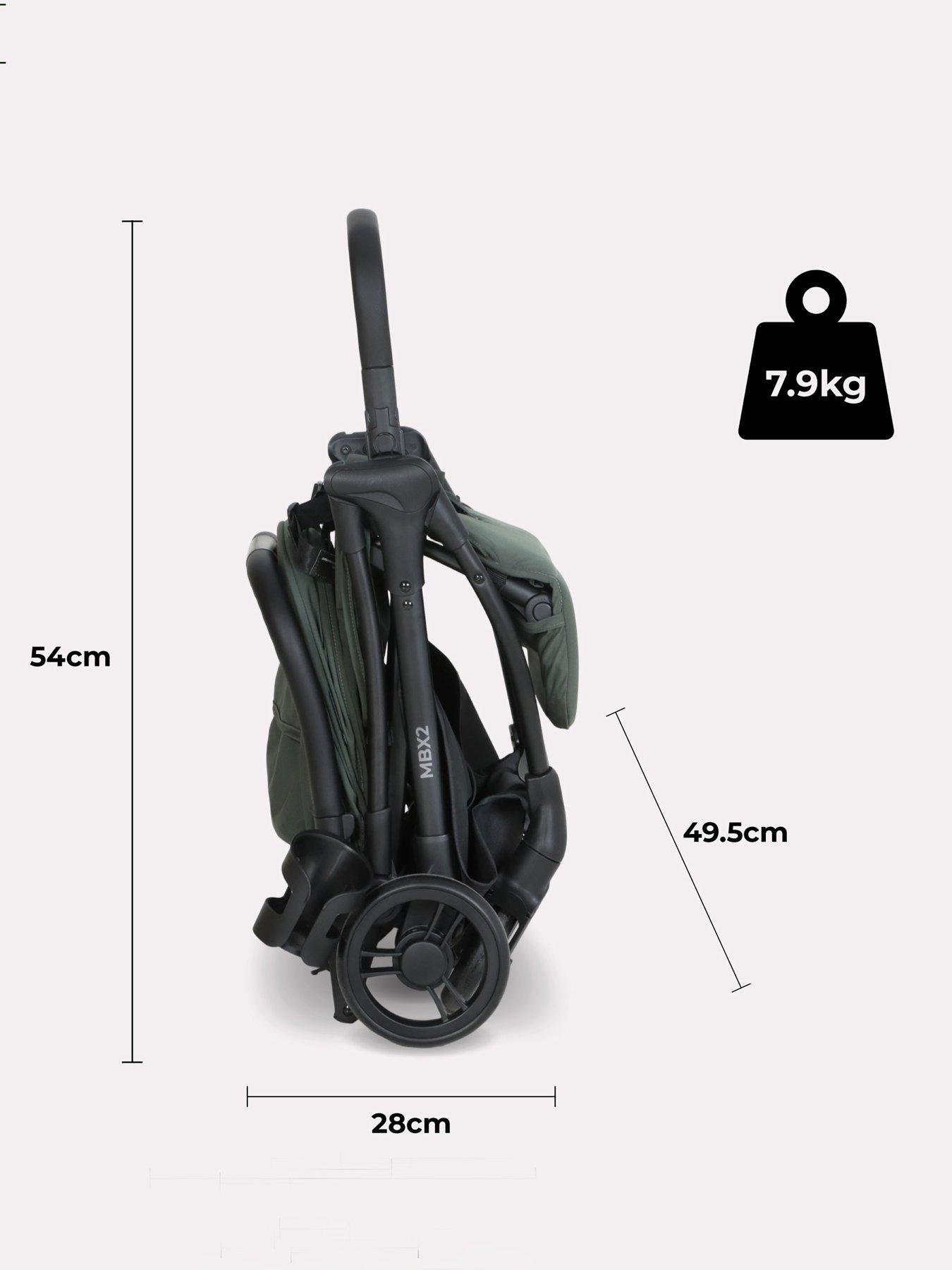 Image 6 of 8 of My Babiie MBX2 Compact Stroller - Forest Green