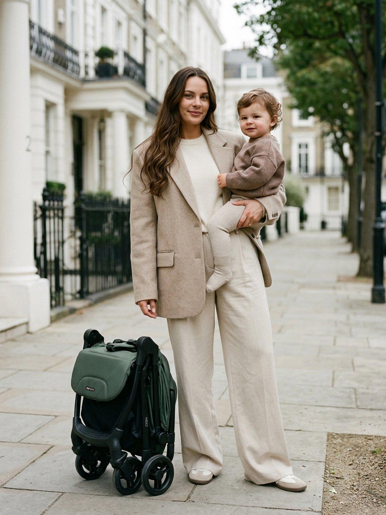 Image 7 of 8 of My Babiie MBX2 Compact Stroller - Forest Green