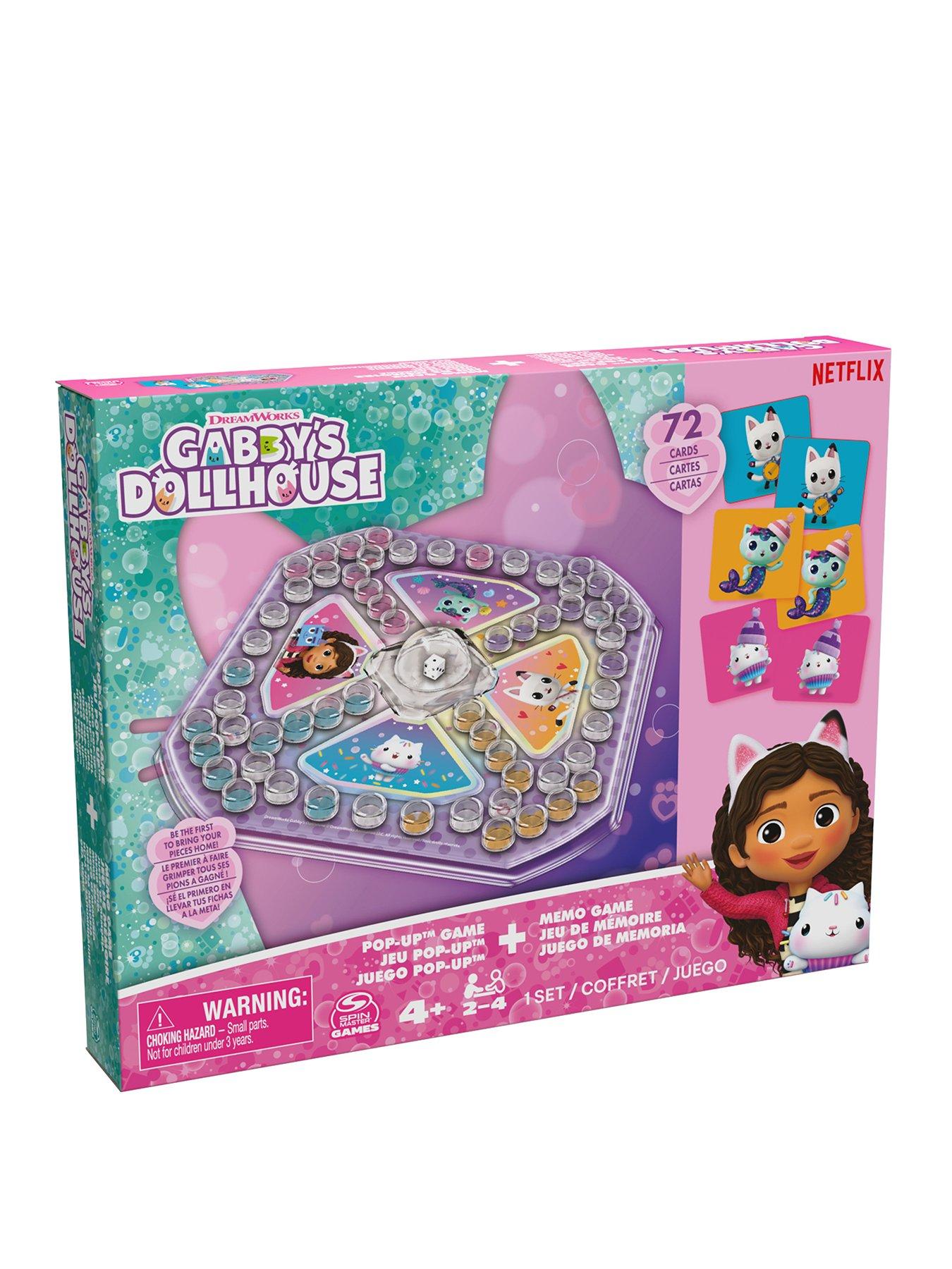 Image 1 of 6 of Gabby's Dollhouse Memory Cards and Pop Up Game