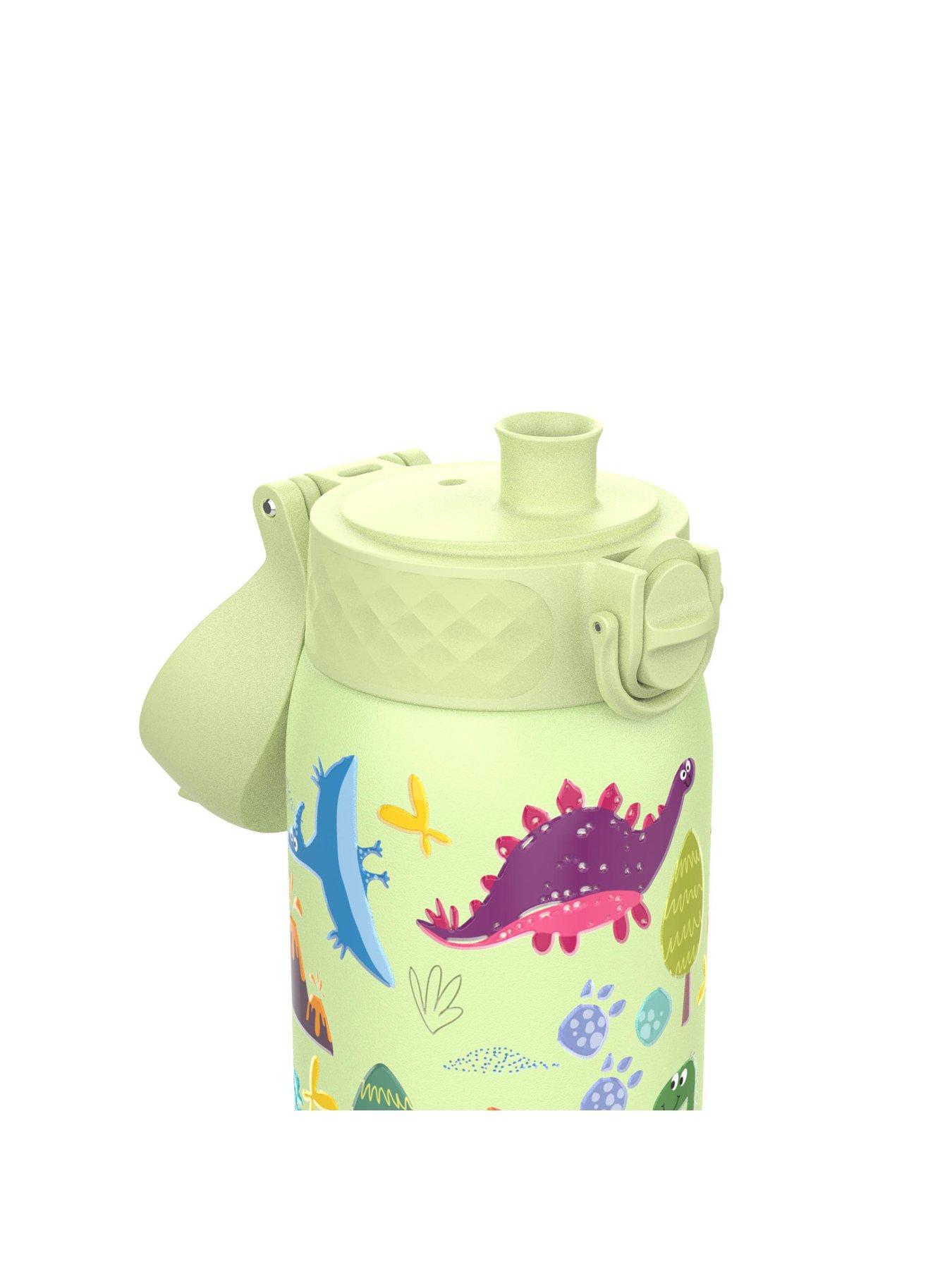 Image 5 of 7 of Ion8 Leak Proof Kids Water Bottle, Stainless Steel, Dinosaurs, 400ml (13oz)