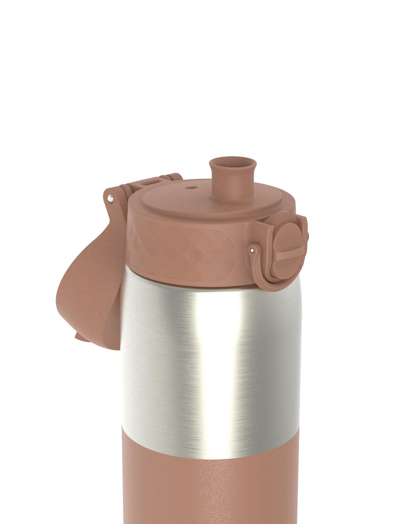 Image 5 of 6 of Ion8 Leak Proof Slim Water Bottle, Stainless Steel, Mocha Mousse, 600ml (20oz)