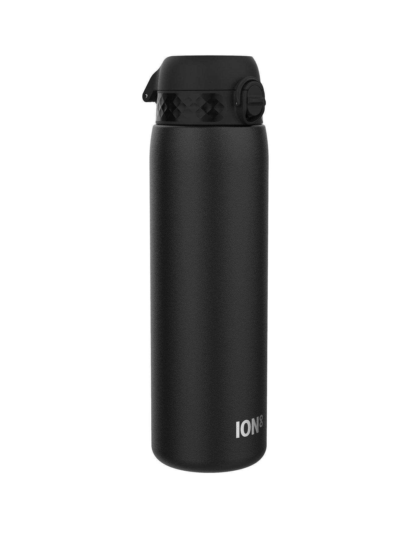 Image 2 of 7 of Ion8 Leak Proof 1 Litre Water Bottle, Vacuum Insulated, Black, 920ml (30oz)