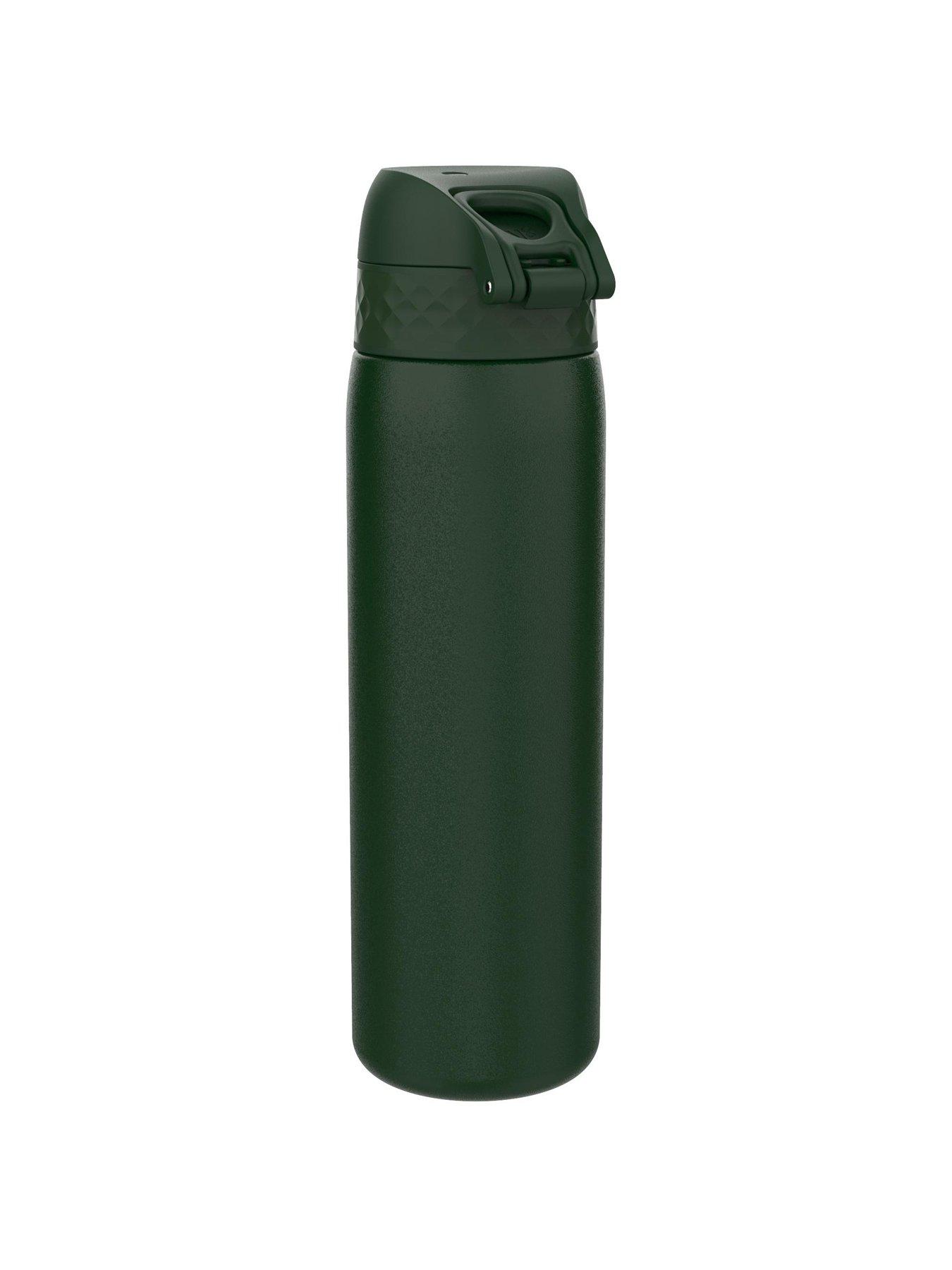 Image 3 of 7 of Ion8 Leak Proof Slim Water Bottle, Vacuum Insulated, Dark Green, 500ml (17oz)