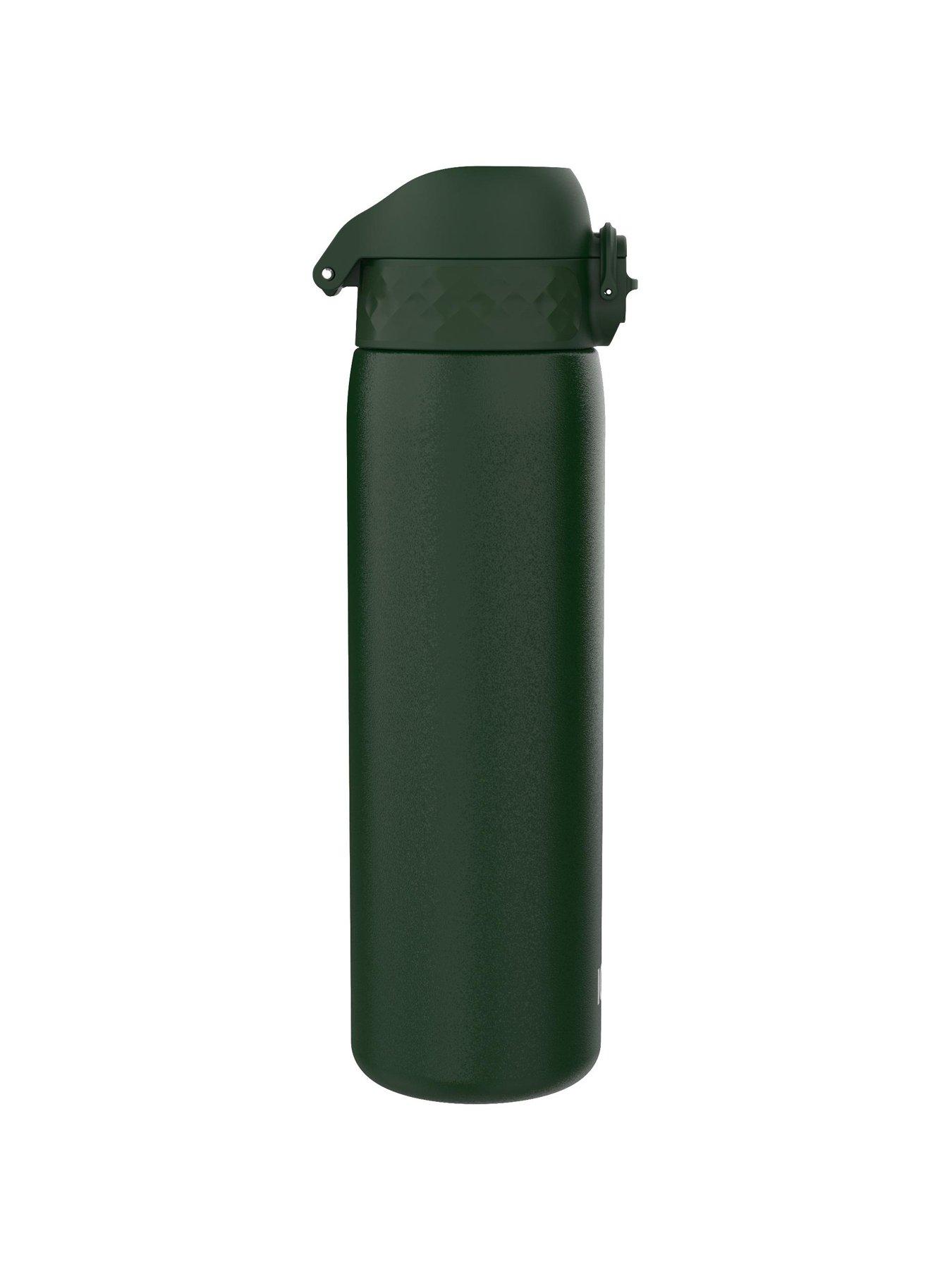 Image 4 of 7 of Ion8 Leak Proof Slim Water Bottle, Vacuum Insulated, Dark Green, 500ml (17oz)