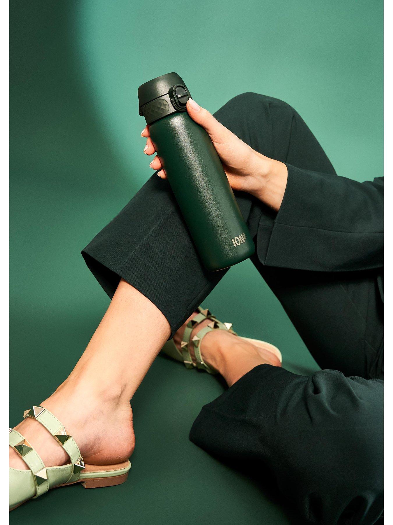 Image 6 of 7 of Ion8 Leak Proof Slim Water Bottle, Vacuum Insulated, Dark Green, 500ml (17oz)