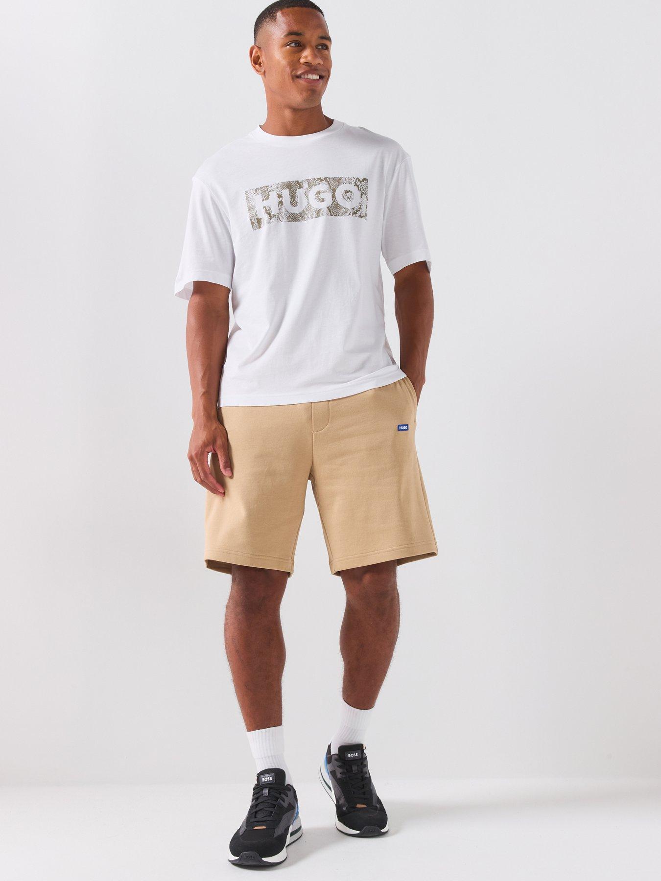 Image 3 of 5 of HUGO Blue Nerpient Graphic T-Shirt - White