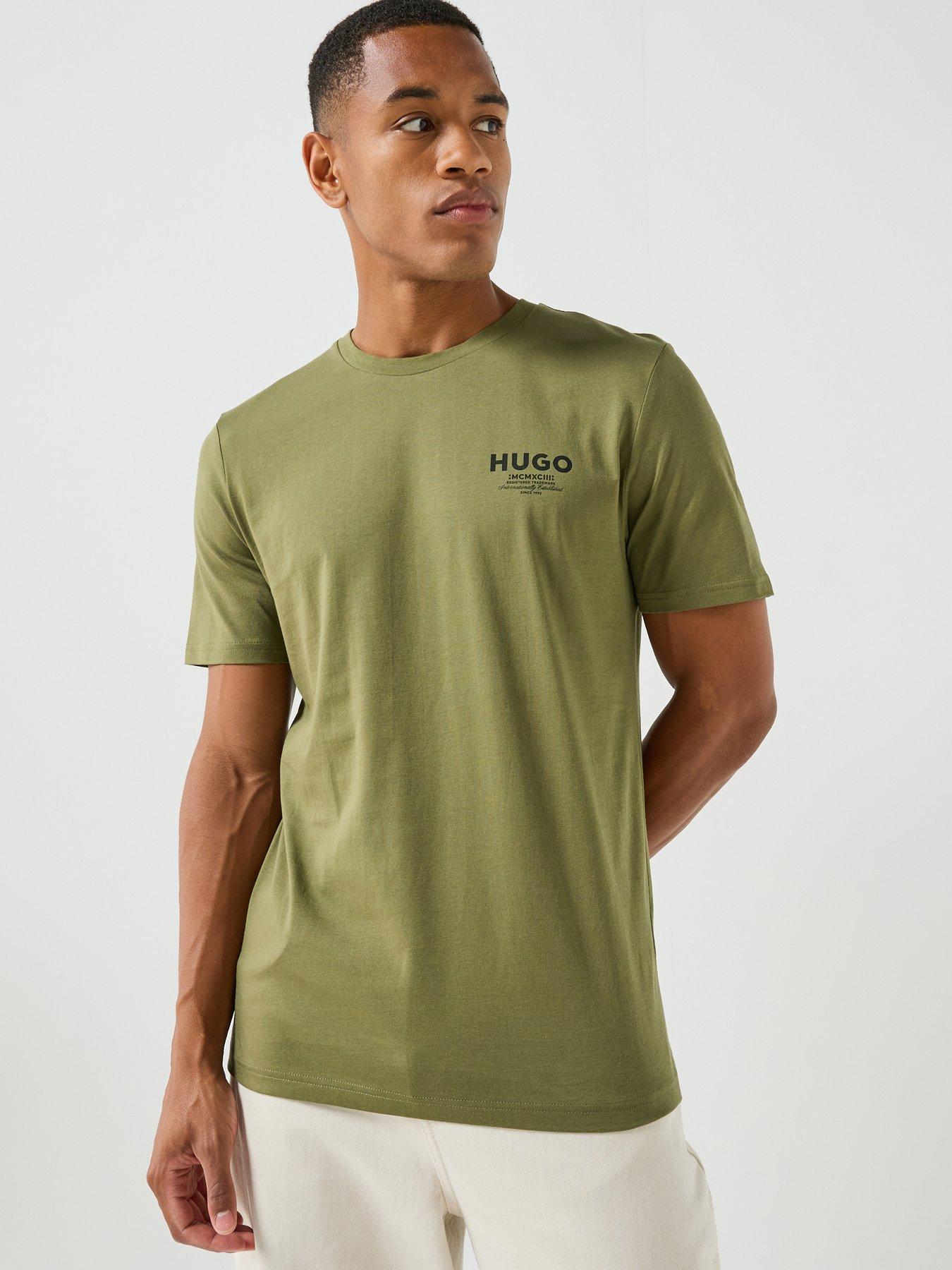 Image 1 of 6 of HUGO Blue Nesptee Small Logo T-Shirt - Green