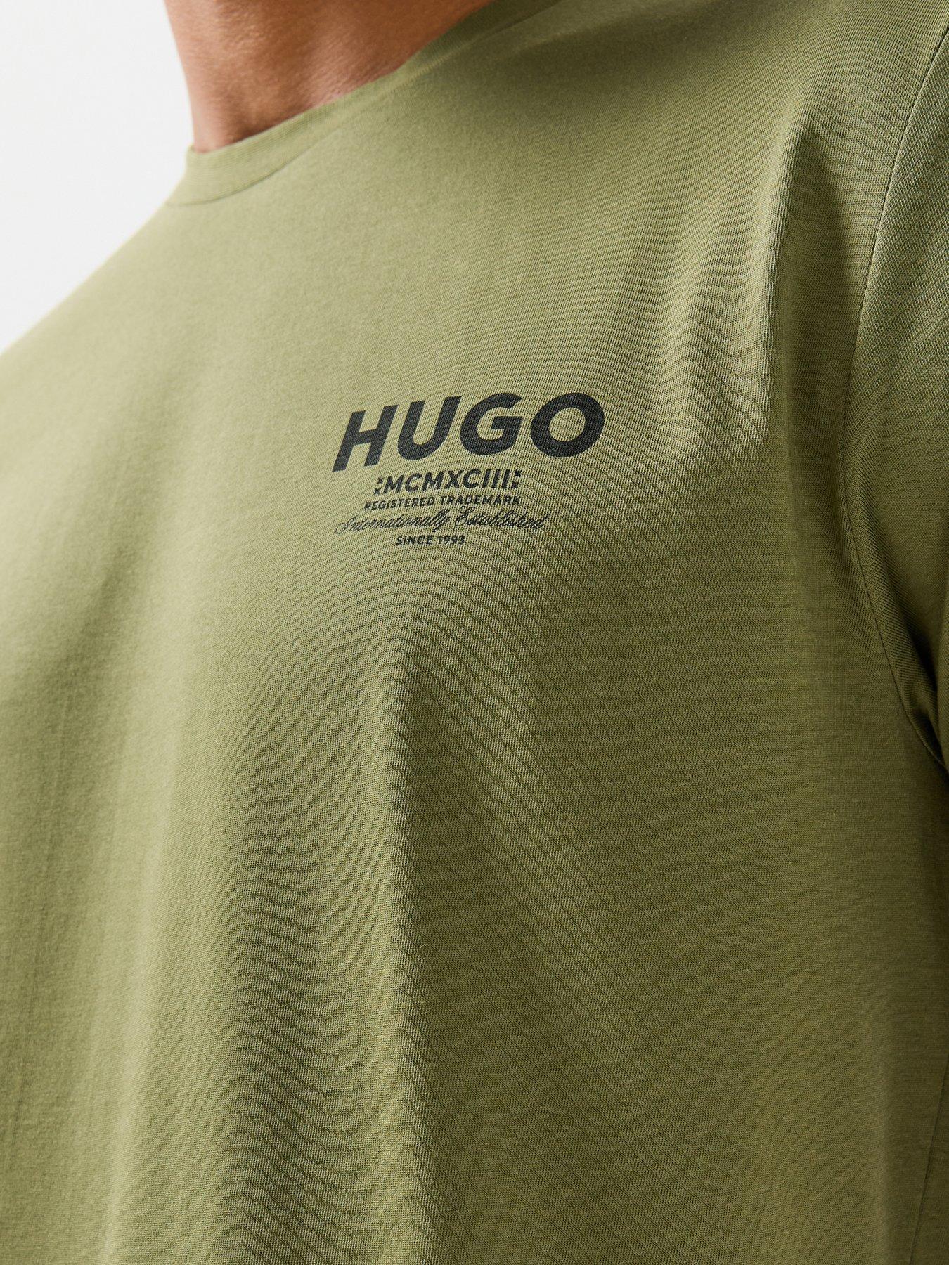 Image 4 of 6 of HUGO Blue Nesptee Small Logo T-Shirt - Green