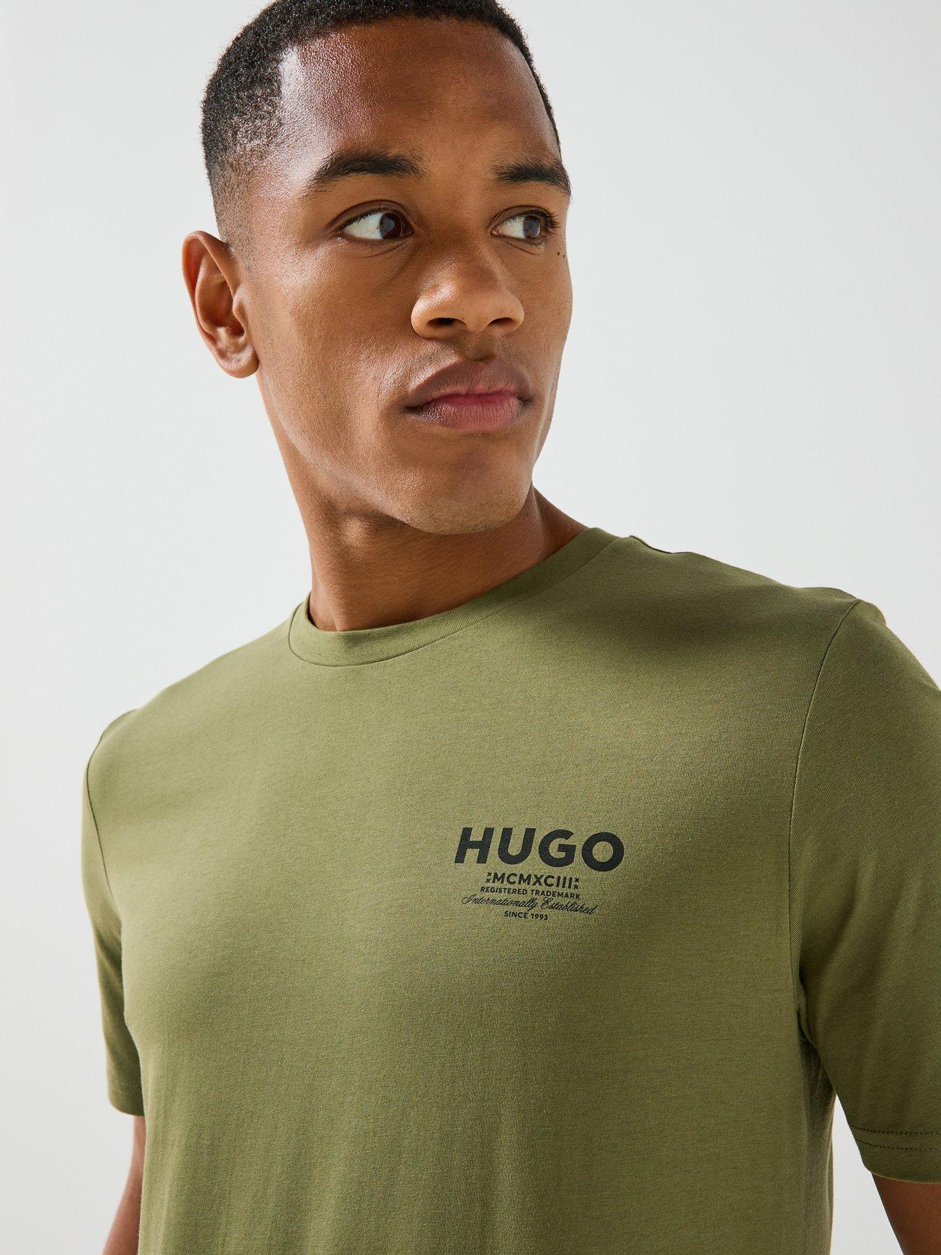 Image 5 of 6 of HUGO Blue Nesptee Small Logo T-Shirt - Green