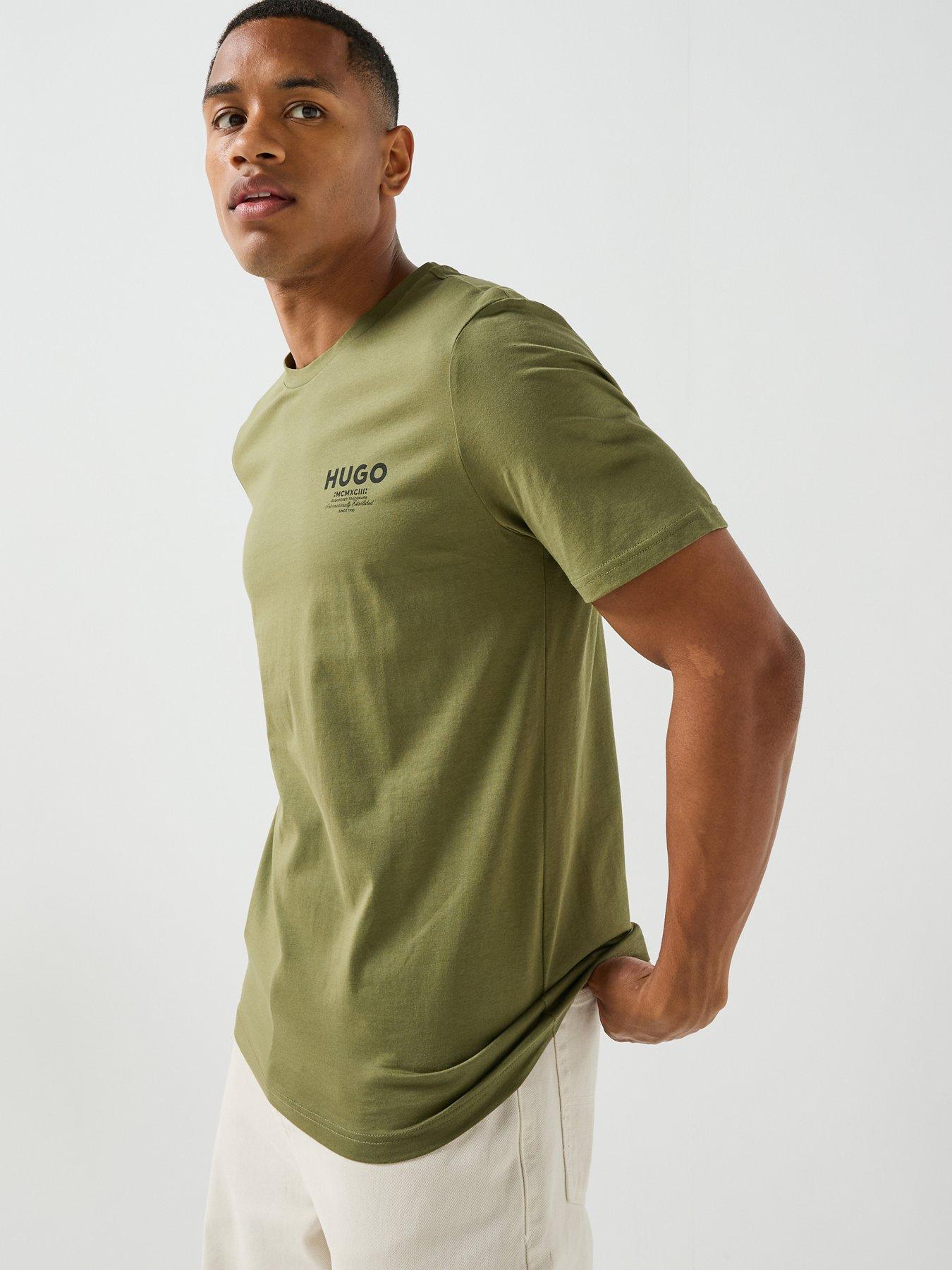 Image 6 of 6 of HUGO Blue Nesptee Small Logo T-Shirt - Green