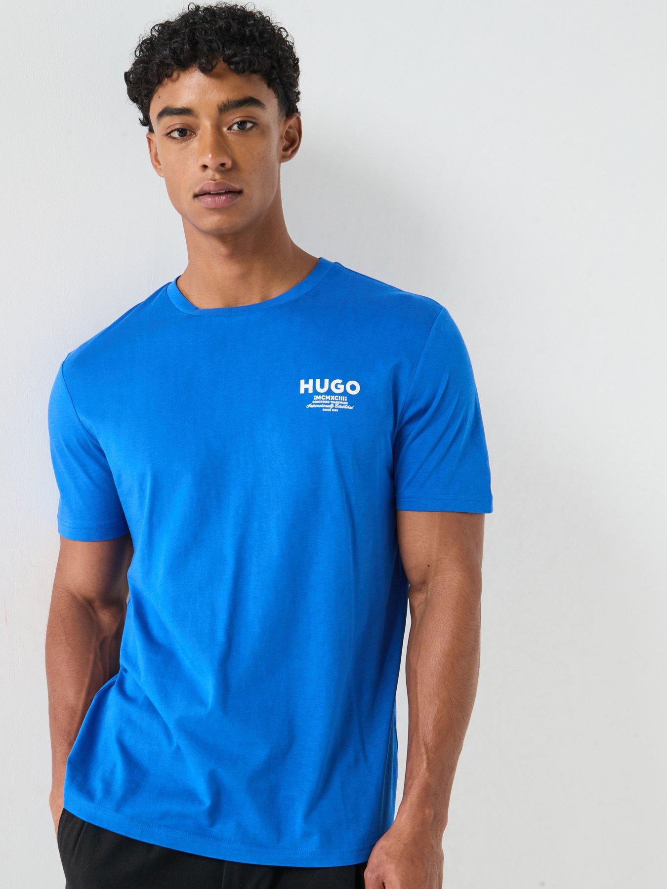 HUGO Nesptee Small Logo T-Shirt - Blue