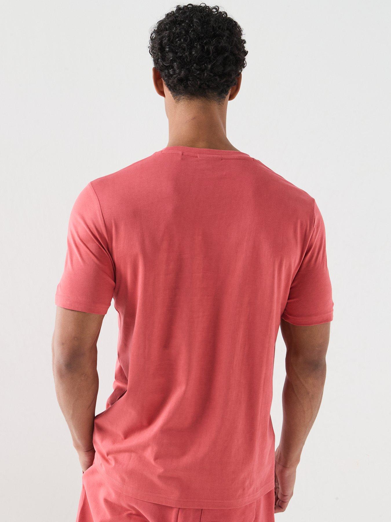 Image 2 of 6 of HUGO Blue Nesptee Small Logo T-Shirt - Red