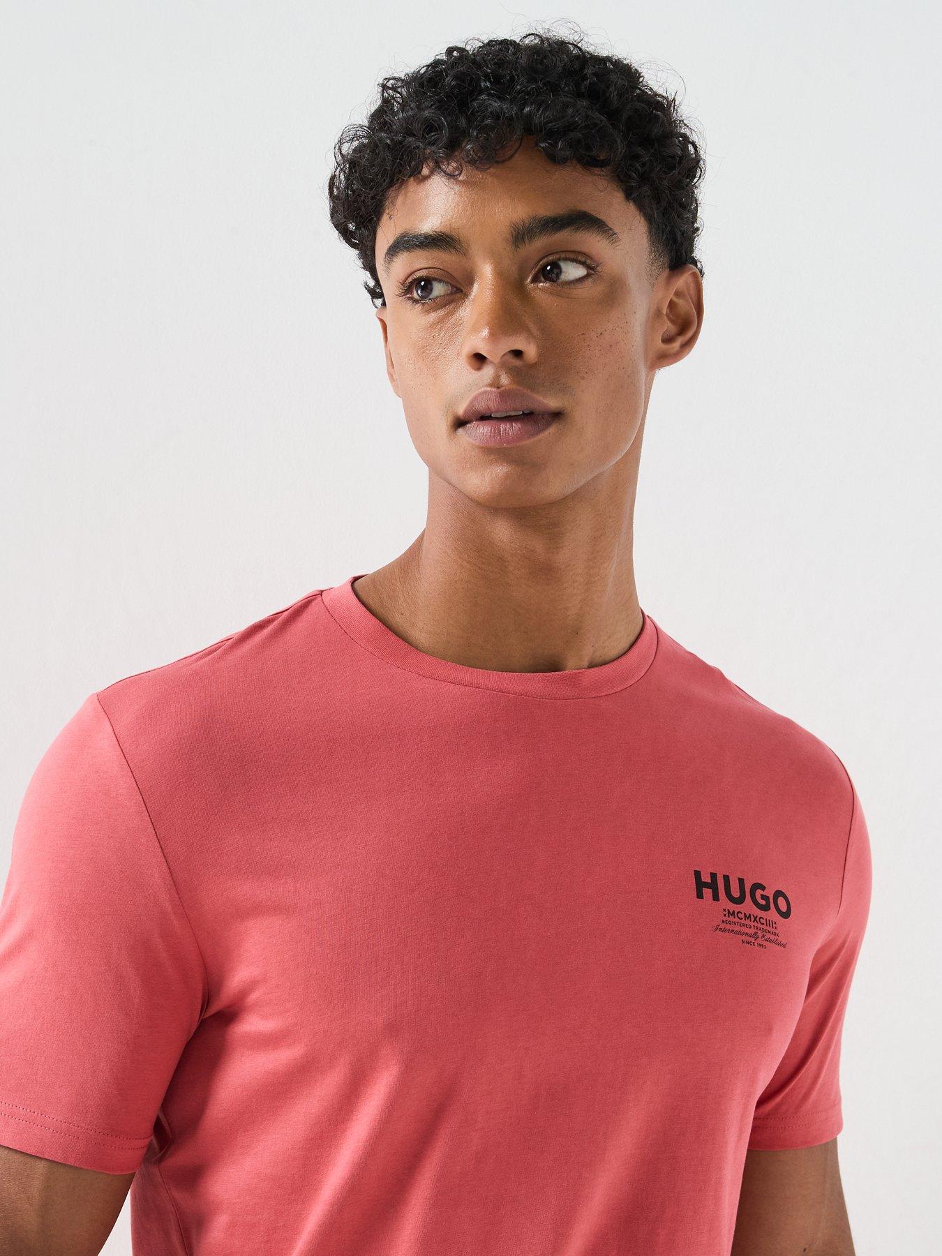 Image 5 of 6 of HUGO Blue Nesptee Small Logo T-Shirt - Red