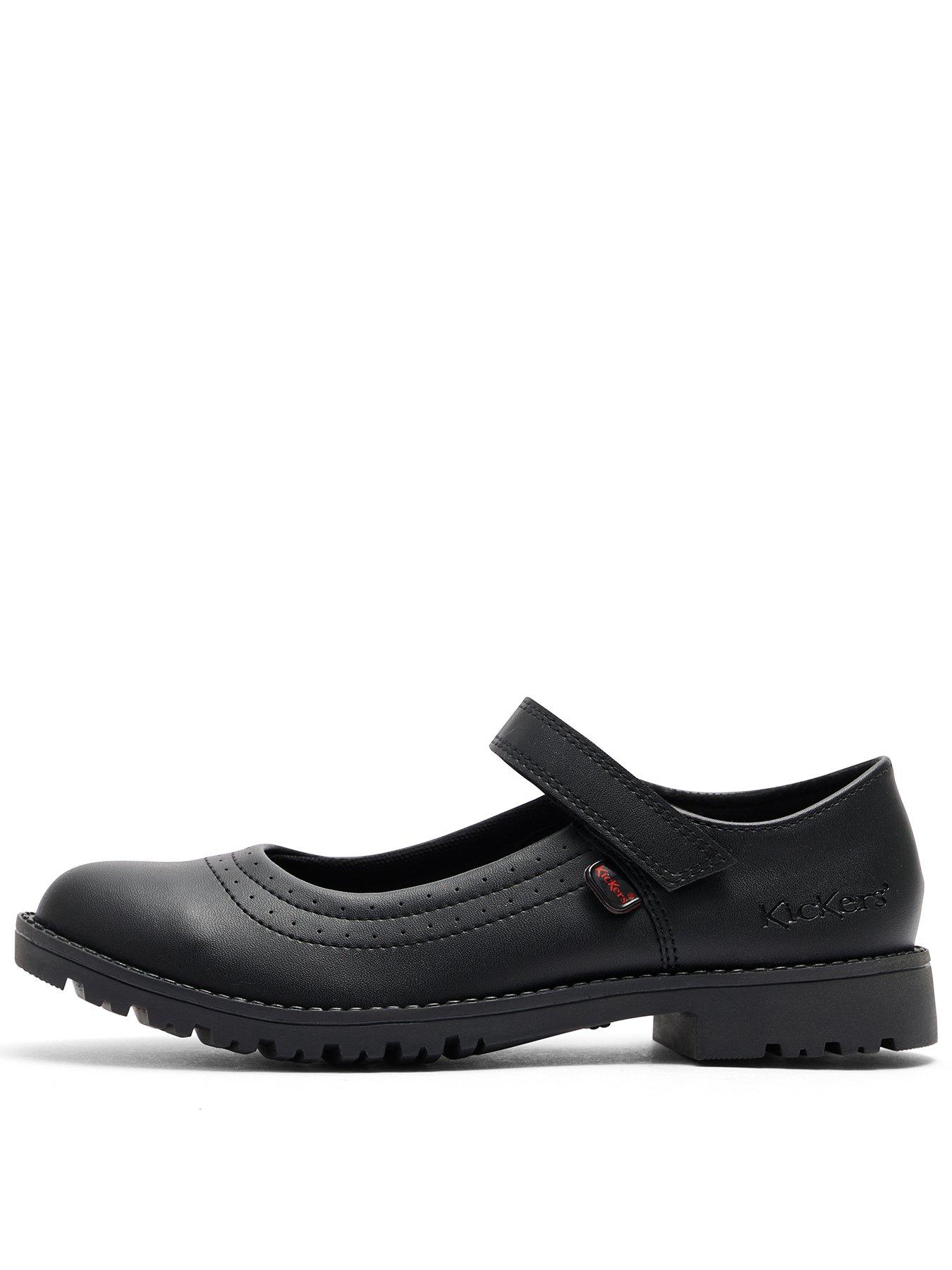 Kickers Youth Lachly Mary-jane Shoe - Black