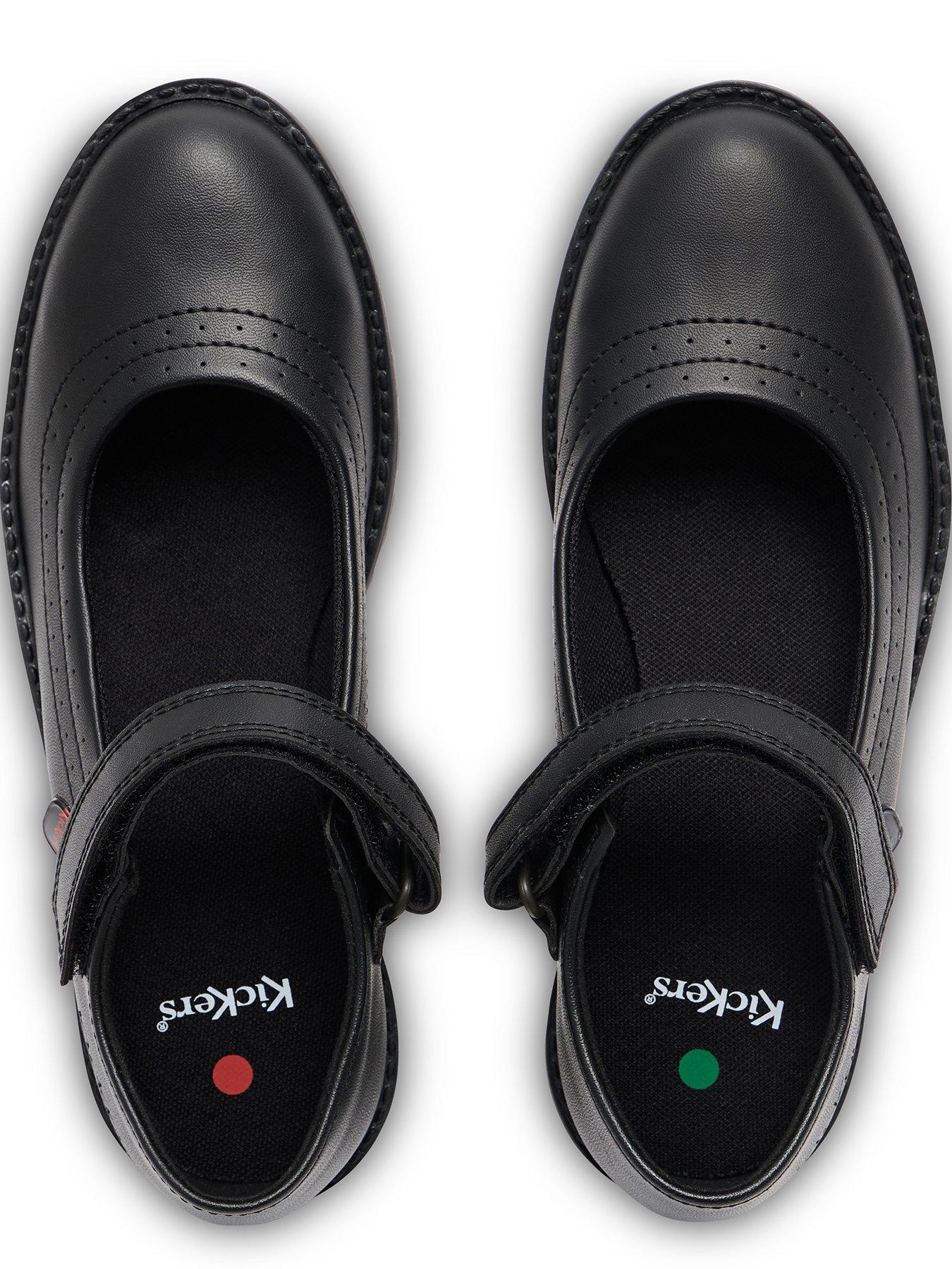 Image 4 of 7 of Kickers Youth Lachly Mary-jane Shoe - Black
