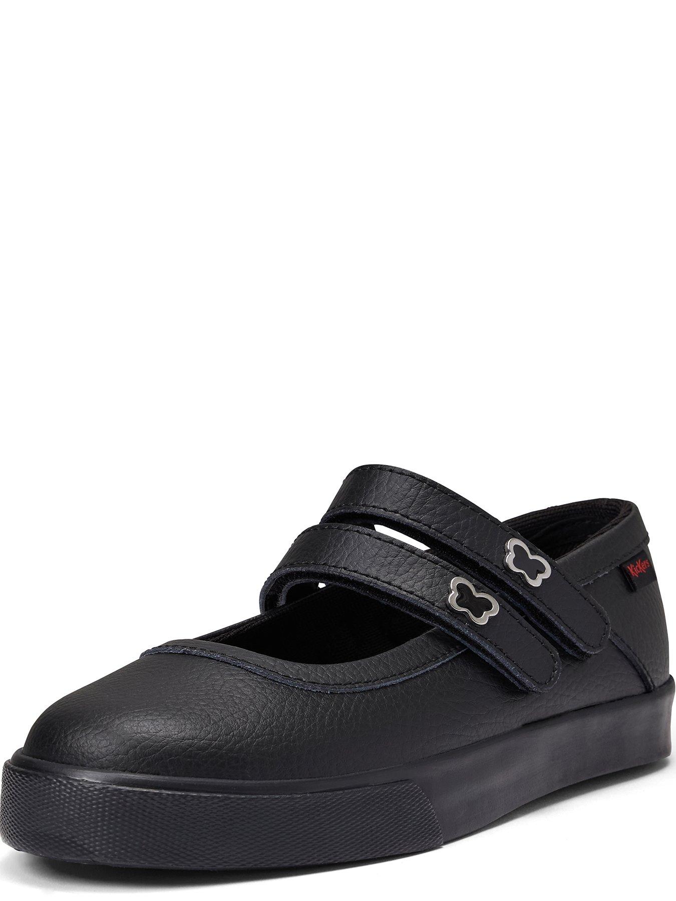 Image 5 of 7 of Kickers Junior Tovni Mary Jane Wings Patent Leather Shoe - Black