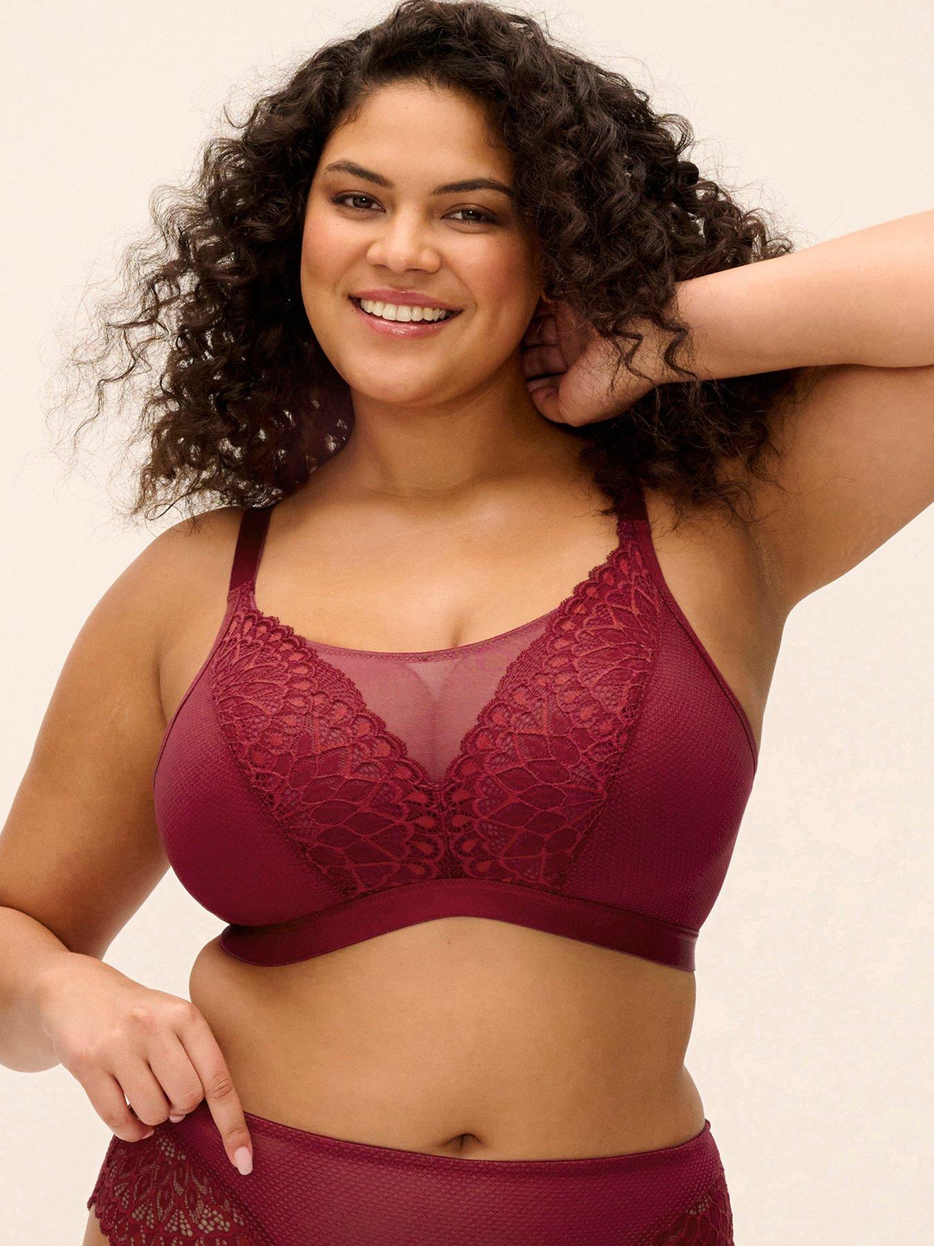 Image 1 of 3 of Elomi Tiernie Non Wired Bralette-tibetan Red