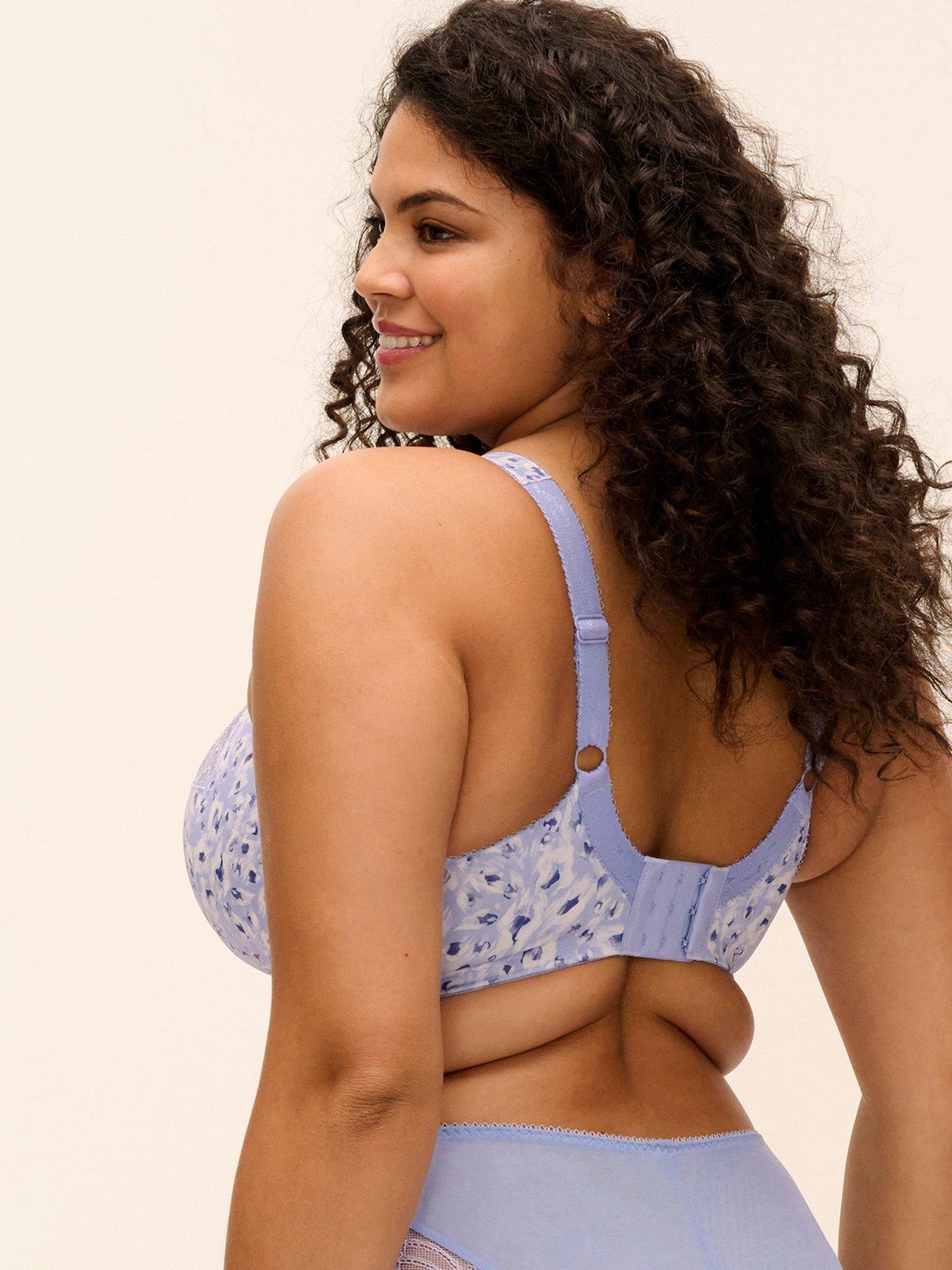Image 4 of 4 of Elomi Morgan Stretch Banded Bra - Blue Leopard