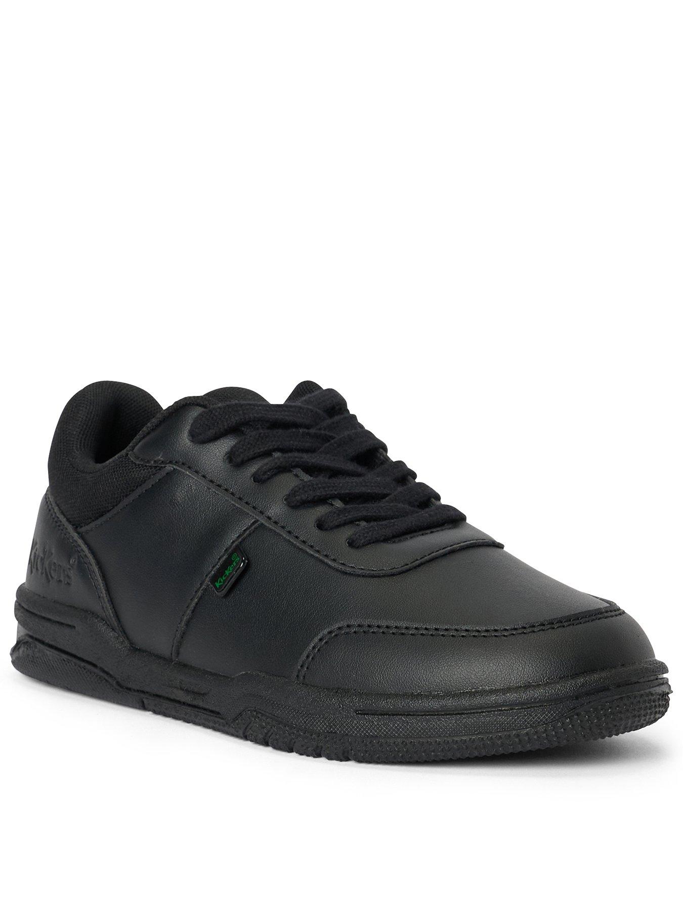 Kickers Youth Mervan Lo Lace Up Shoe - Black