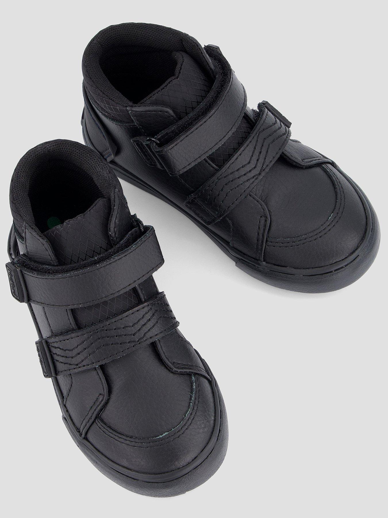 Image 3 of 7 of Kickers Infant Tovni Hi Reflective Leather Shoe - Black