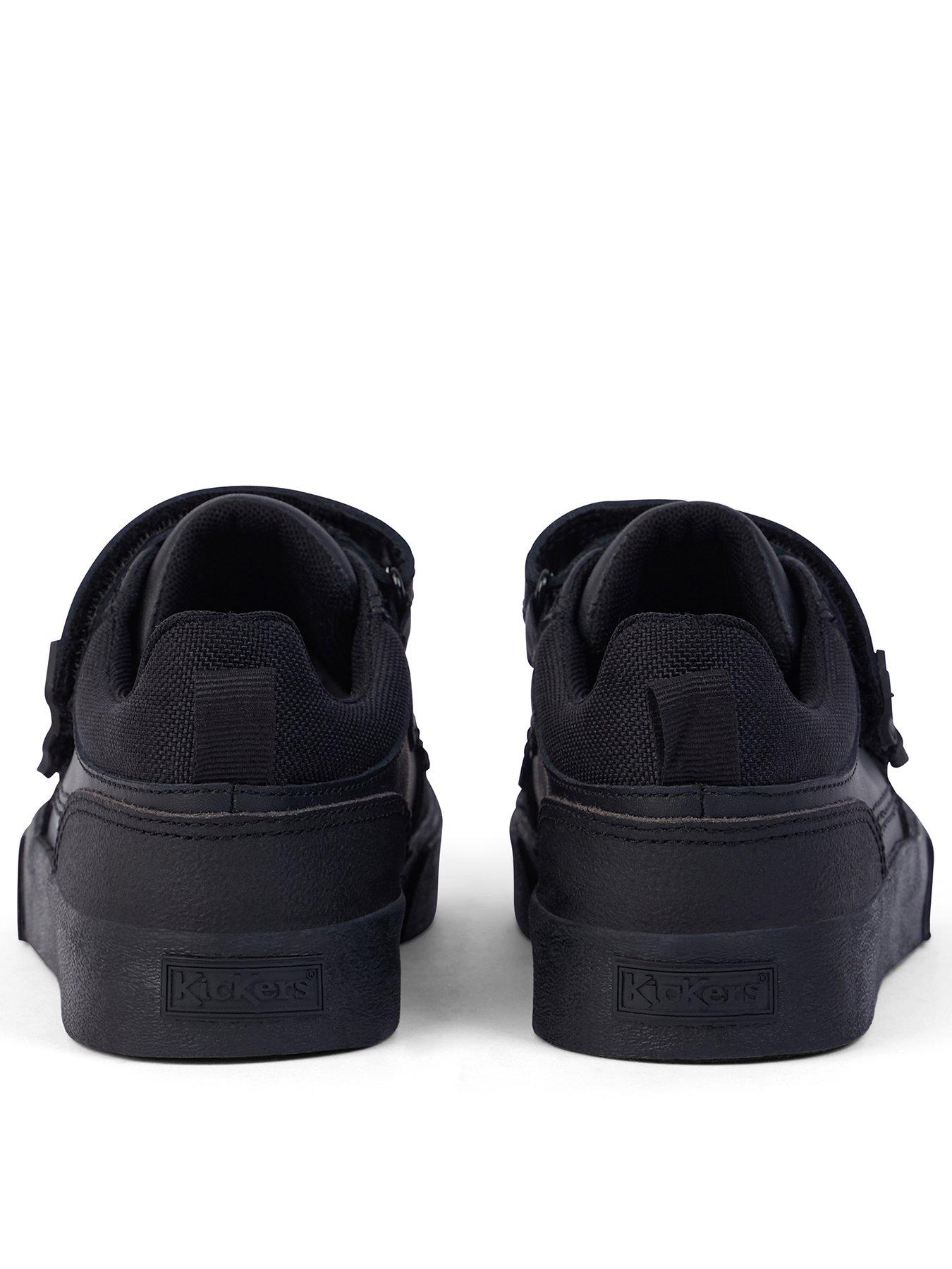 Image 3 of 6 of Kickers Junior Tovni Scuff Lo Leather Shoe - Black