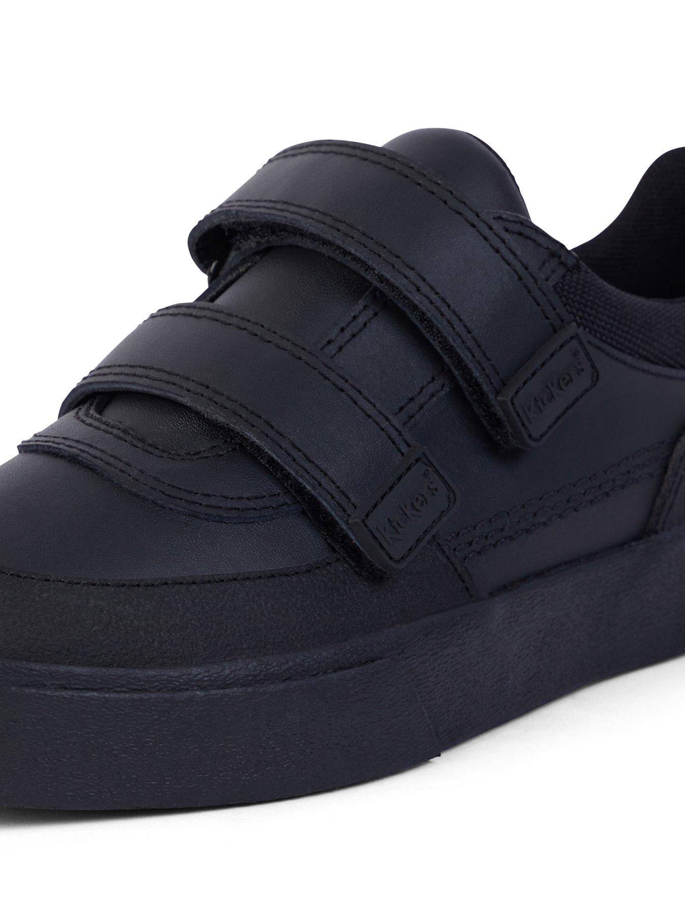 Image 6 of 6 of Kickers Junior Tovni Scuff Lo Leather Shoe - Black