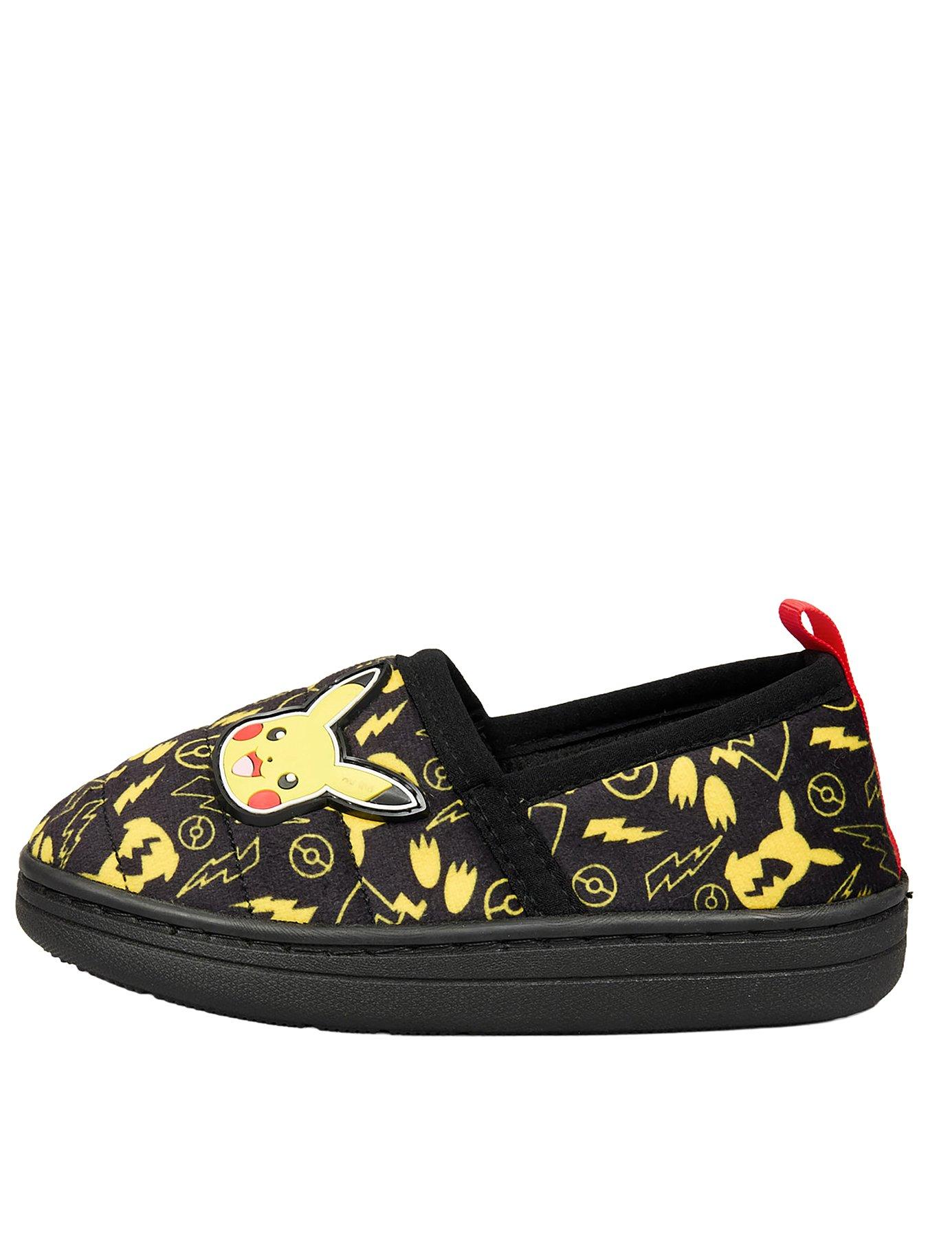 The Very Collection Pokemon Slipper - Black
