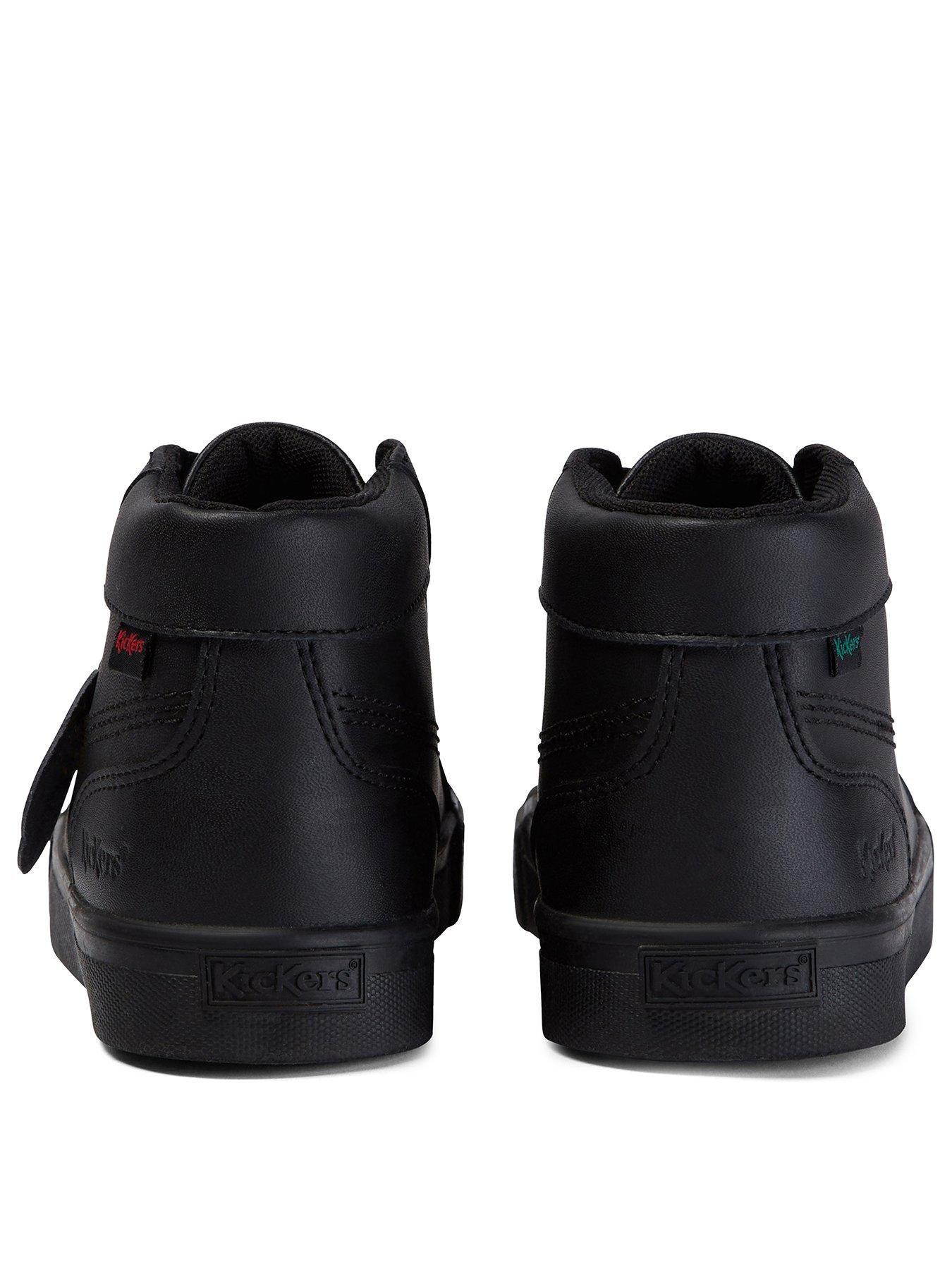 Image 3 of 7 of Kickers Junior Tovni Hi Leather Shoe - Black