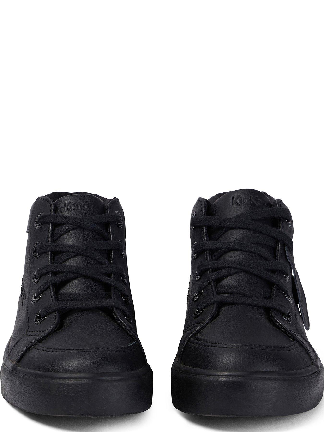 Image 5 of 7 of Kickers Junior Tovni Hi Leather Shoe - Black