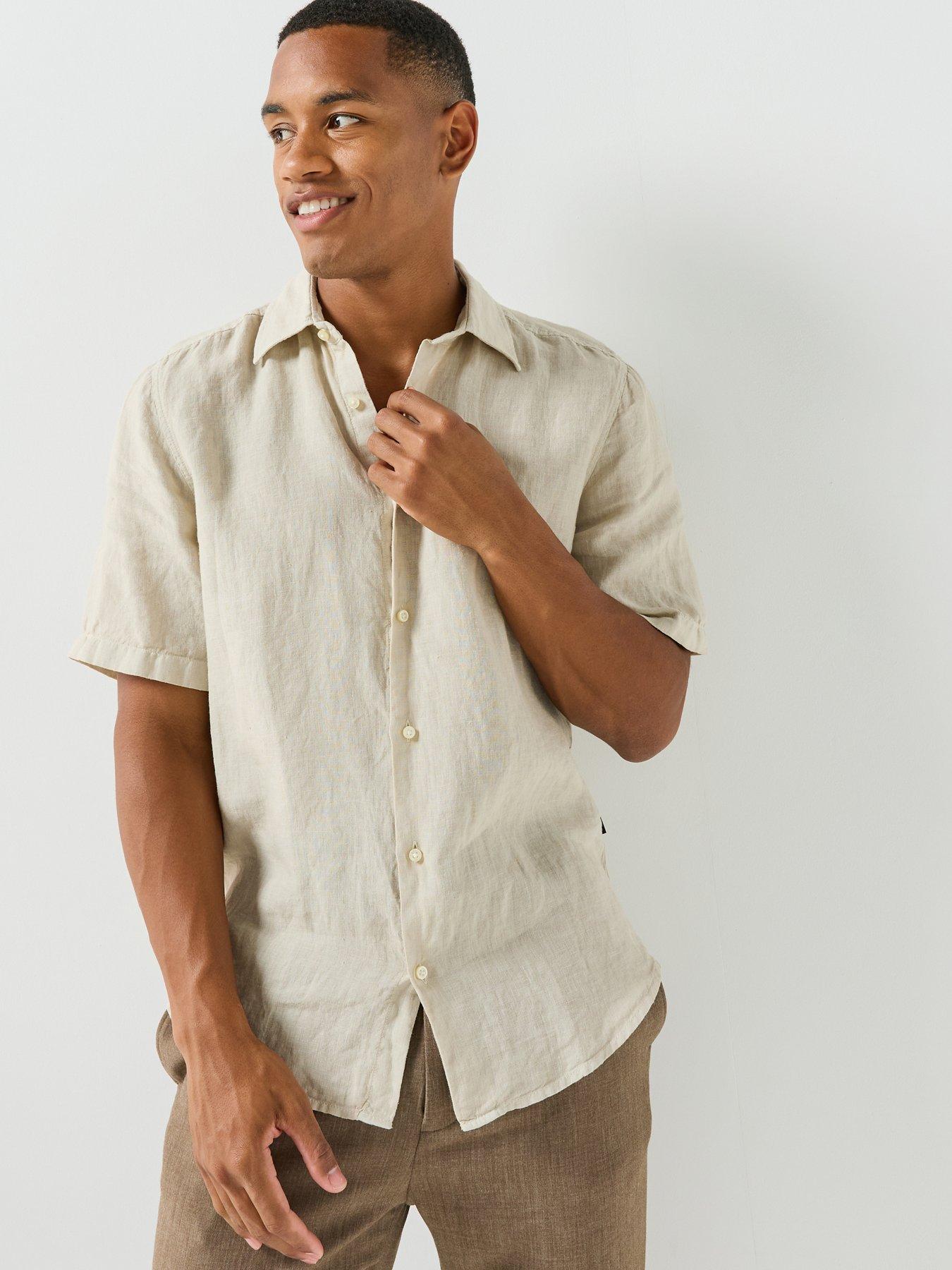 HUGO Hugo Nalono Oversized International Logo T-shirt - Beige