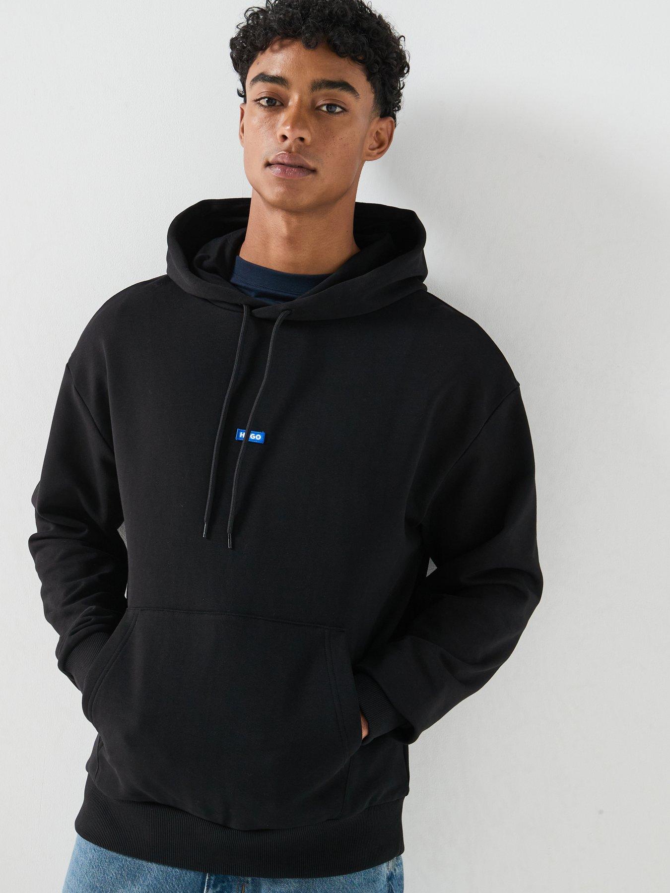 HUGO Nalonso Overhead Hoodie - Black
