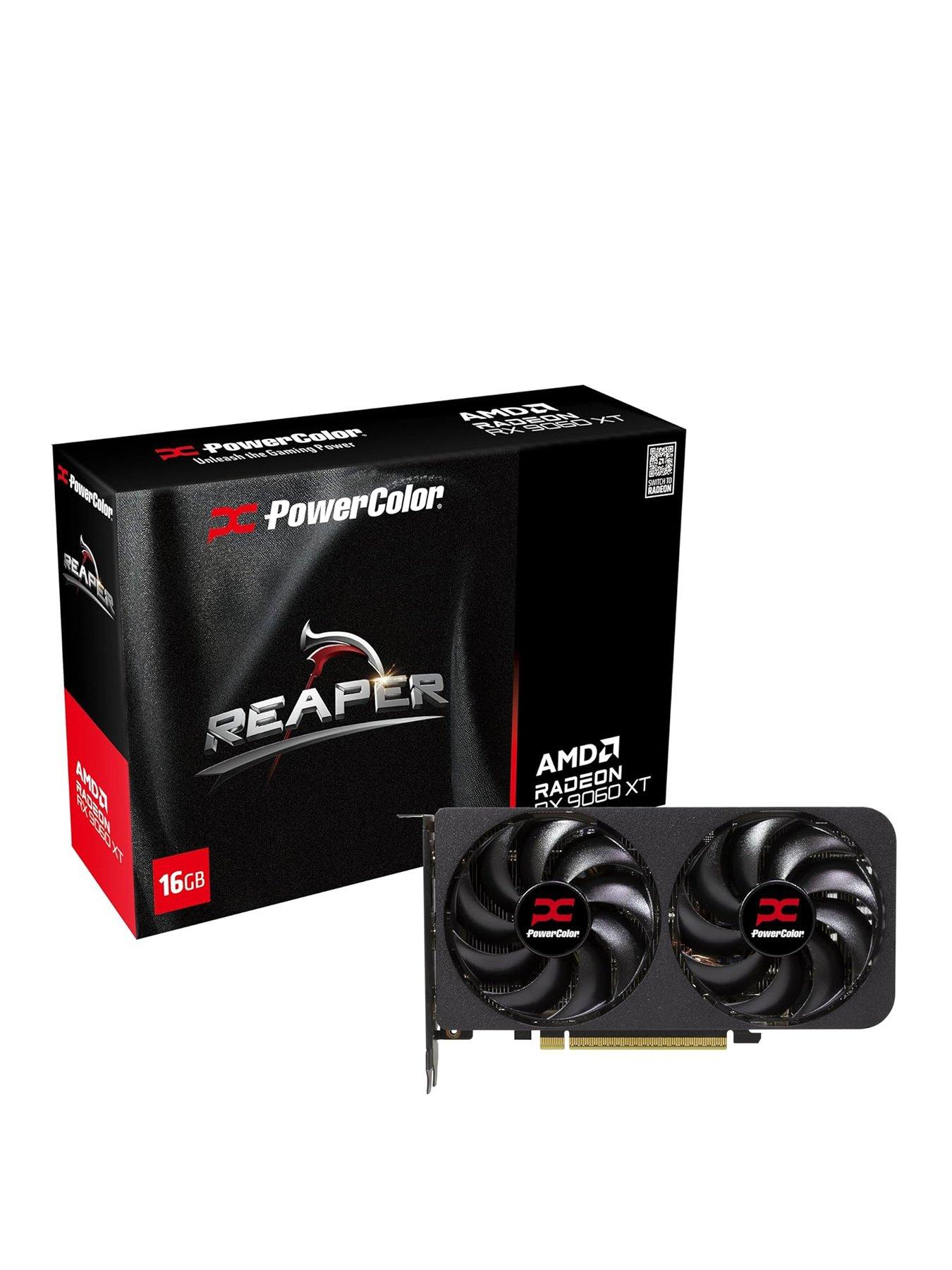 Image 1 of 6 of PowerColor RX 9060 XT Reaper 16GB Graphics Card