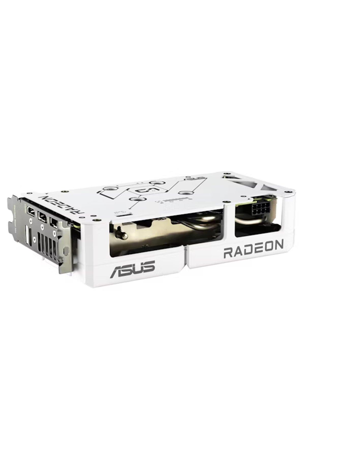 Asus Dual RX 9060 XT 16GB Graphics Card - White | Littlewoods
