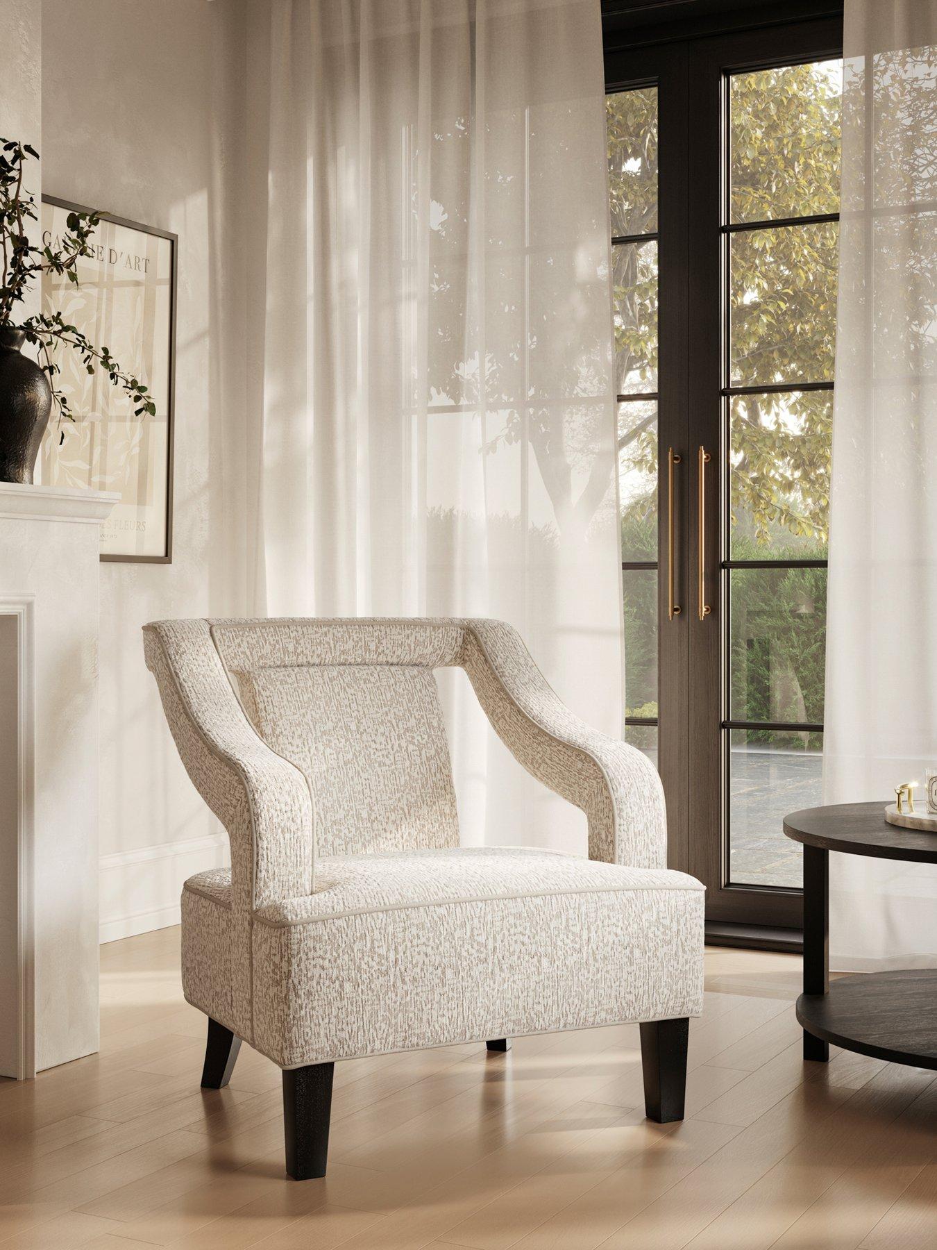 Image 1 of 7 of LPD Home Sofia Beige Chair