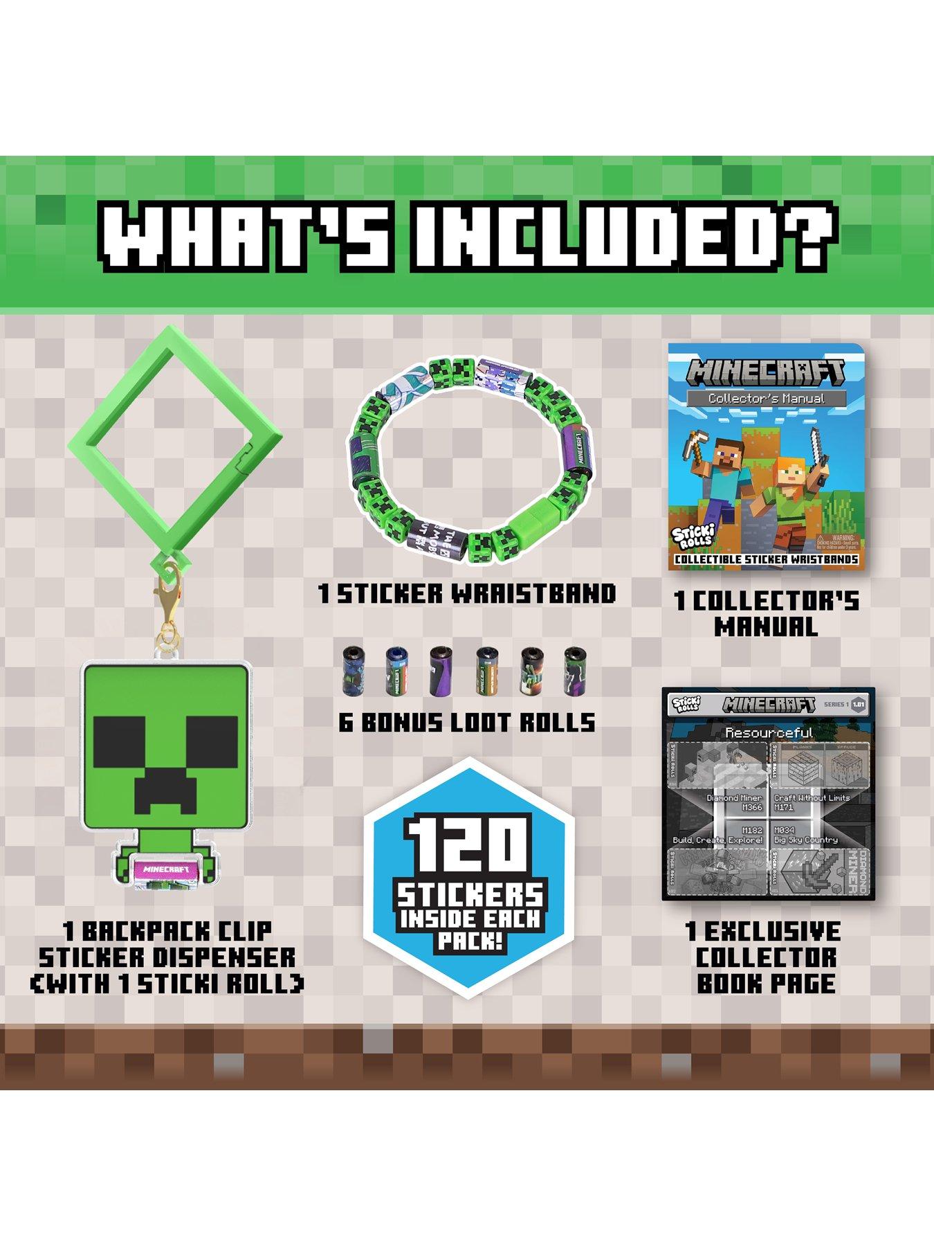 Image 6 of 7 of Sticki Rolls Minecraft Backpack Clip